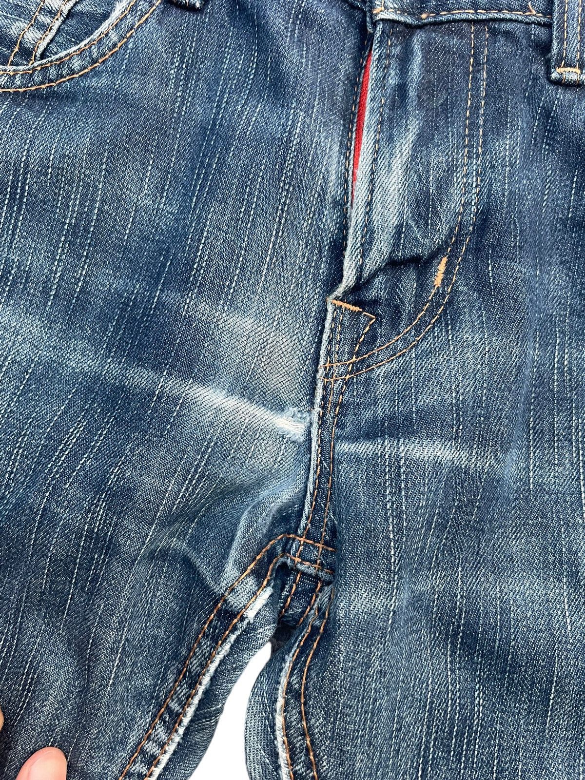 Edwin Vintage Edwin 505SK Selvedge Distresed & Rework Size US 32 / EU 48 - 3 Thumbnail