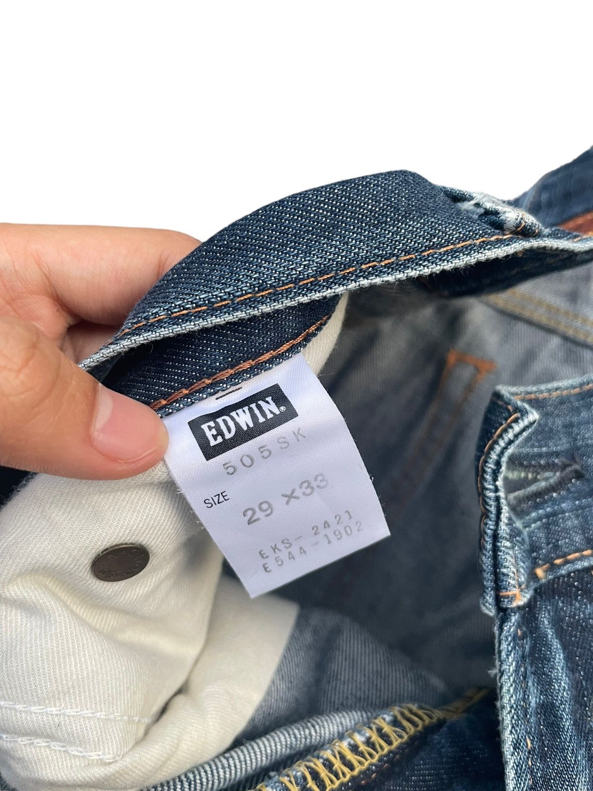 Edwin Vintage Edwin 505SK Selvedge Distresed & Rework Size US 32 / EU 48 - 7 Thumbnail