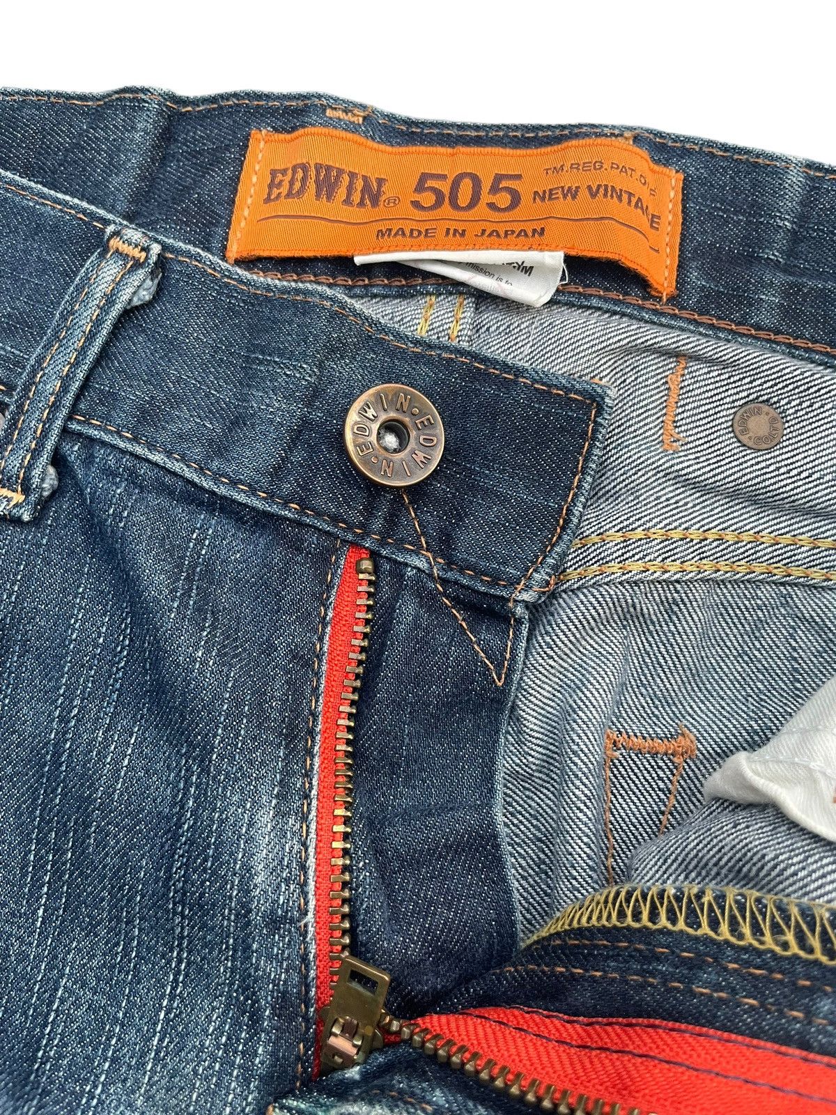 Edwin Vintage Edwin 505SK Selvedge Distresed & Rework Size US 32 / EU 48 - 5 Thumbnail