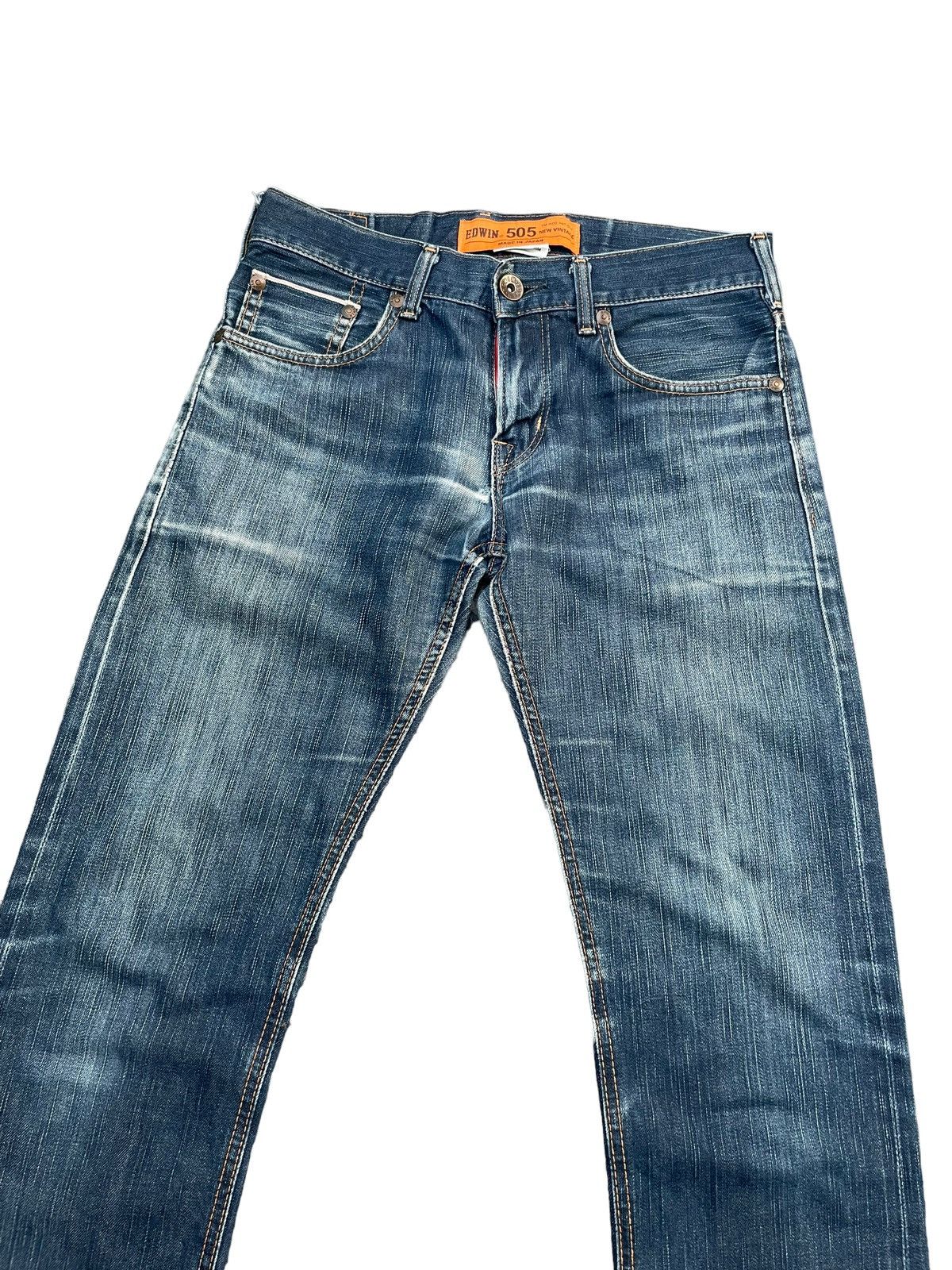 Edwin Vintage Edwin 505SK Selvedge Distresed & Rework Size US 32 / EU 48 - 2 Thumbnail