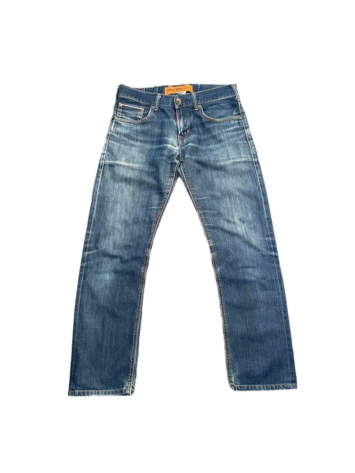 Edwin Vintage Edwin 505SK Selvedge Distresed & Rework Size US 32 / EU 48 - 16 Thumbnail