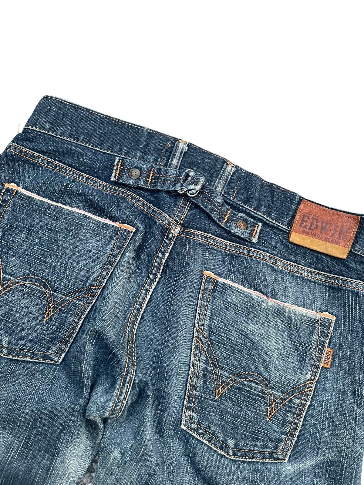 Edwin Vintage Edwin 505SK Selvedge Distresed & Rework Size US 32 / EU 48 - 11 Thumbnail
