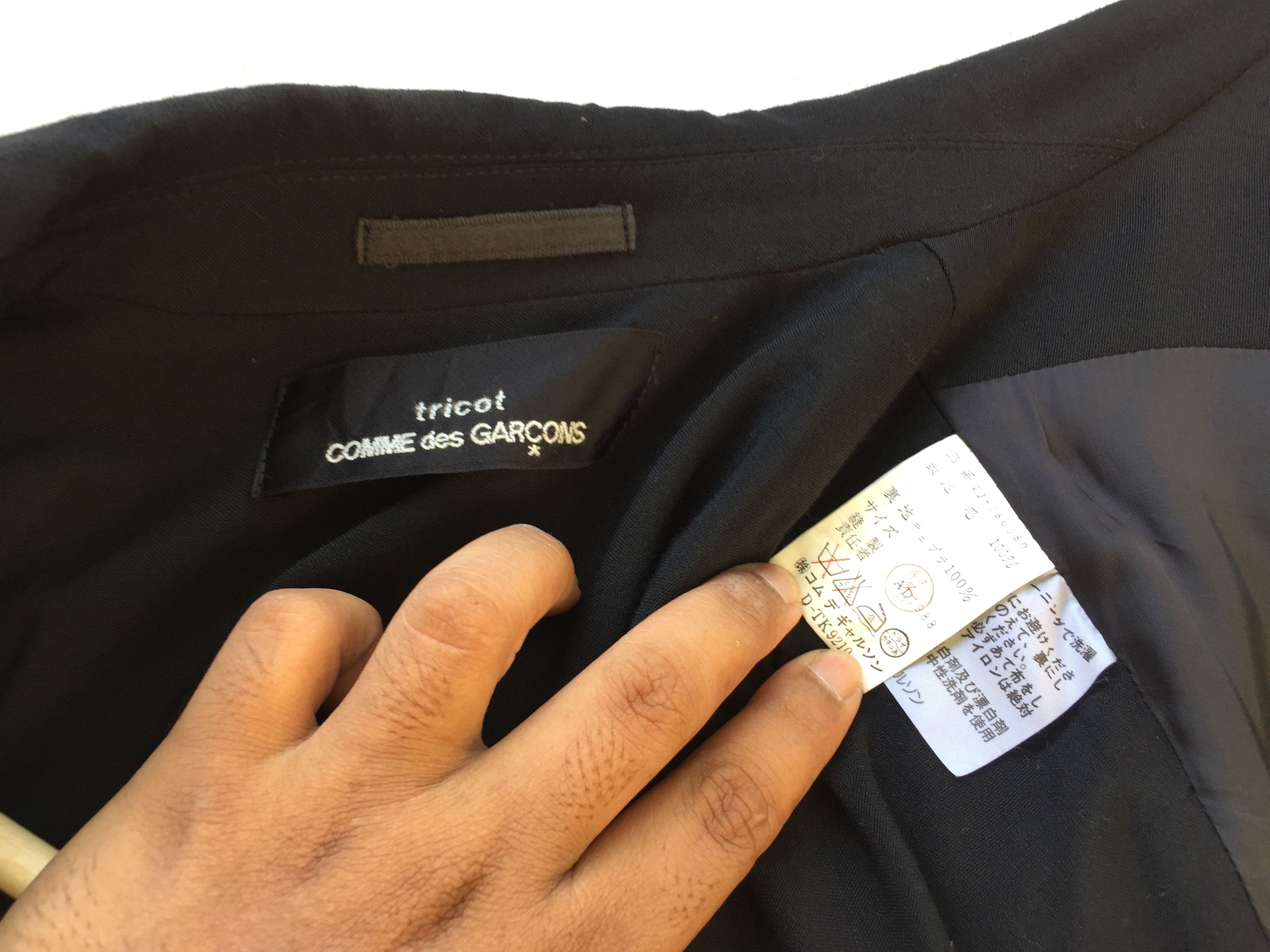 Comme des Garcons 1988 History Piece Tricot Comme Des Garcons AD1988 Cropped Size S / US 4 / IT 40 - 20 Thumbnail