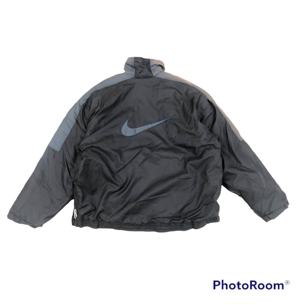 Nike Vintage NIKE heavy Winter jacket big swoosh embroidery Logo Size US M / EU 48-50 / 2 - 2 Thumbnail