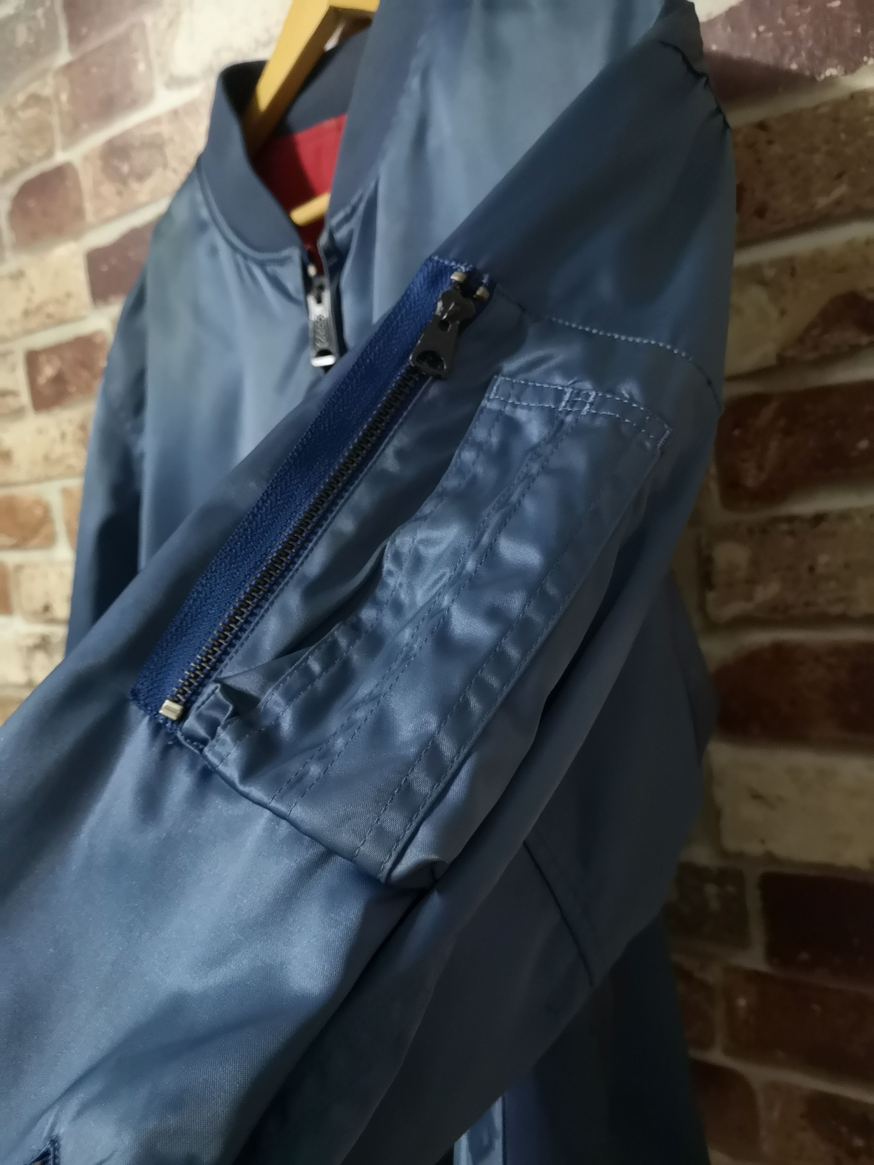 Vintage VINTAGE RACING KUSHITANI REVESIBLE BOMBER JACKET Size US L / EU 52-54 / 3 - 8 Thumbnail