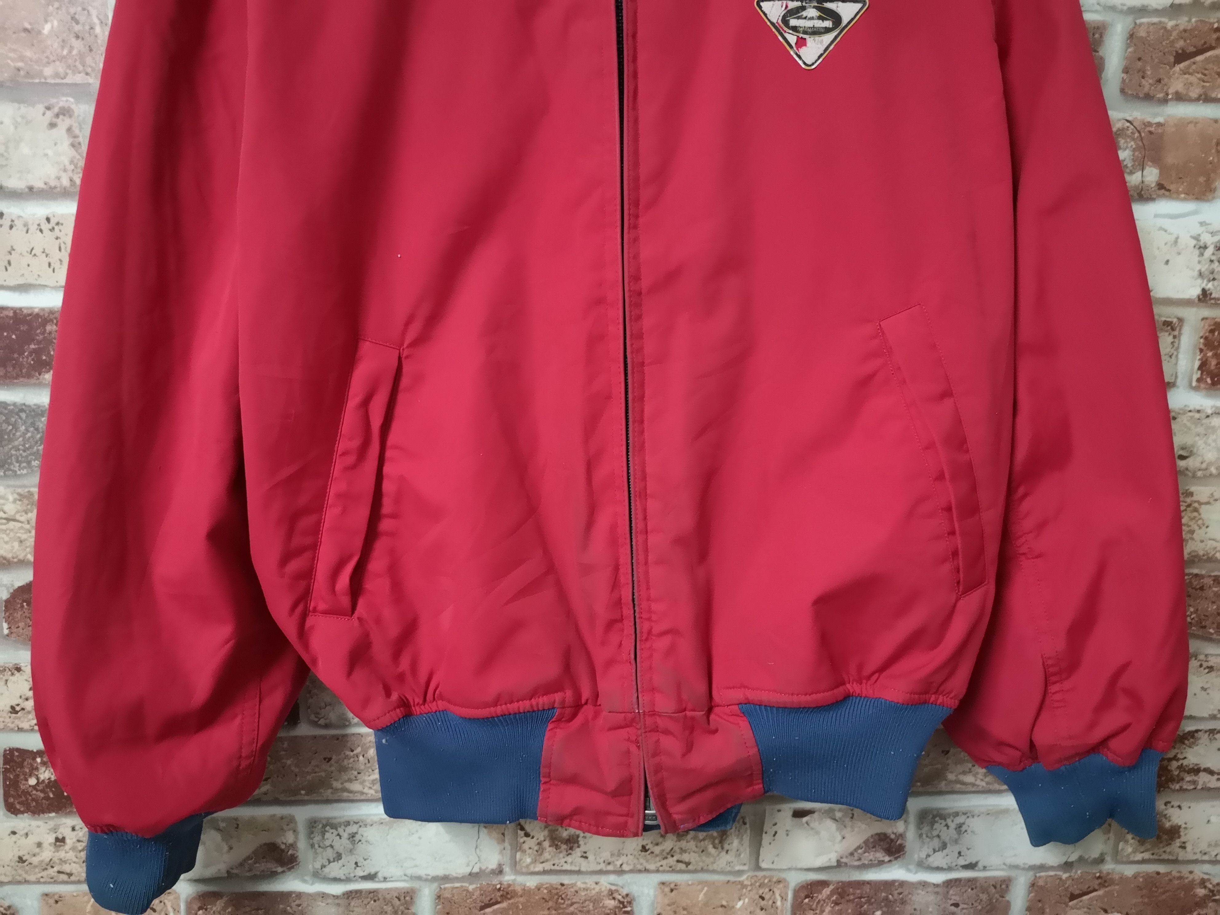 Vintage VINTAGE RACING KUSHITANI REVESIBLE BOMBER JACKET Size US L / EU 52-54 / 3 - 14 Thumbnail