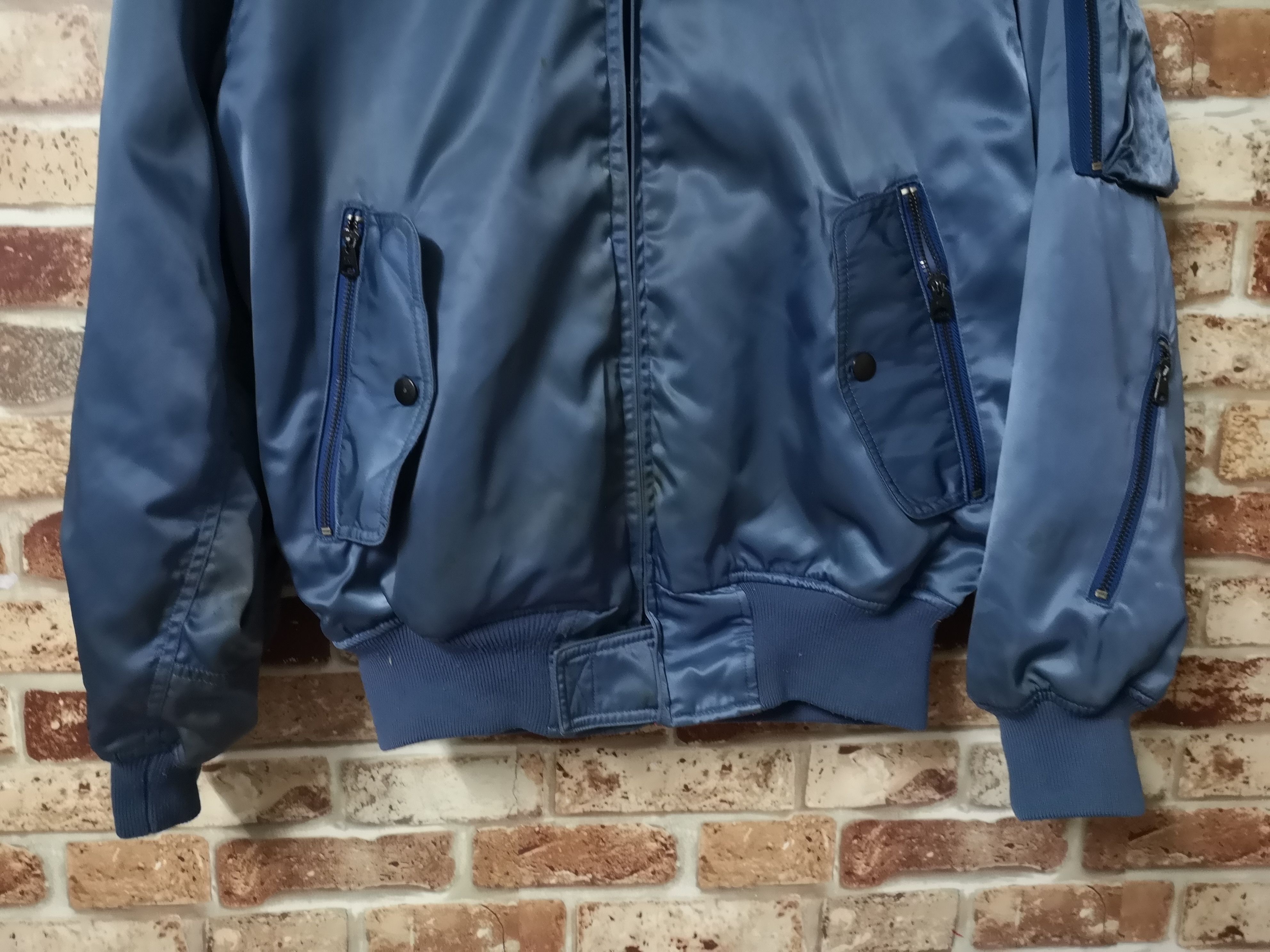 Vintage VINTAGE RACING KUSHITANI REVESIBLE BOMBER JACKET Size US L / EU 52-54 / 3 - 5 Thumbnail