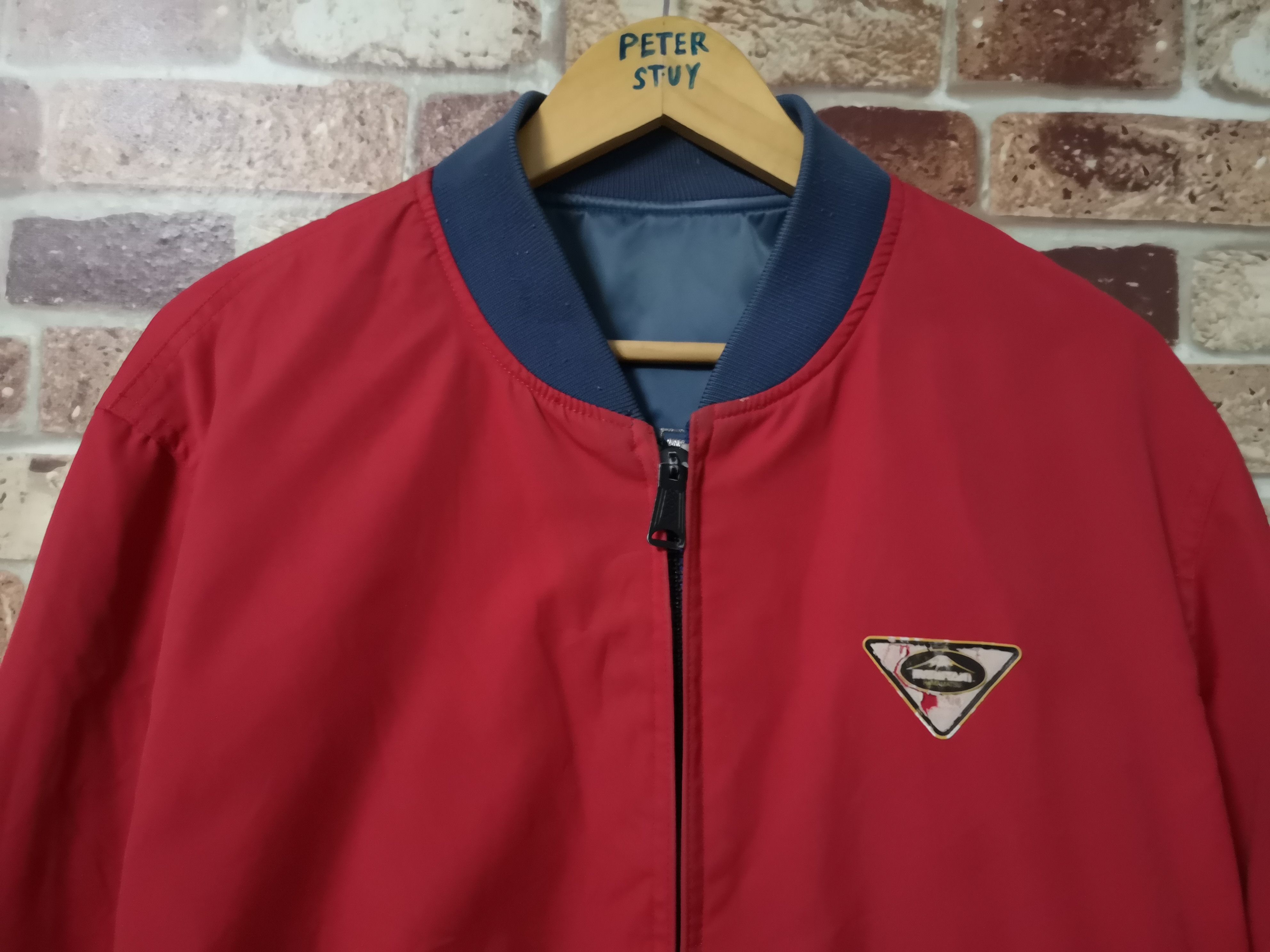Vintage VINTAGE RACING KUSHITANI REVESIBLE BOMBER JACKET Size US L / EU 52-54 / 3 - 13 Thumbnail