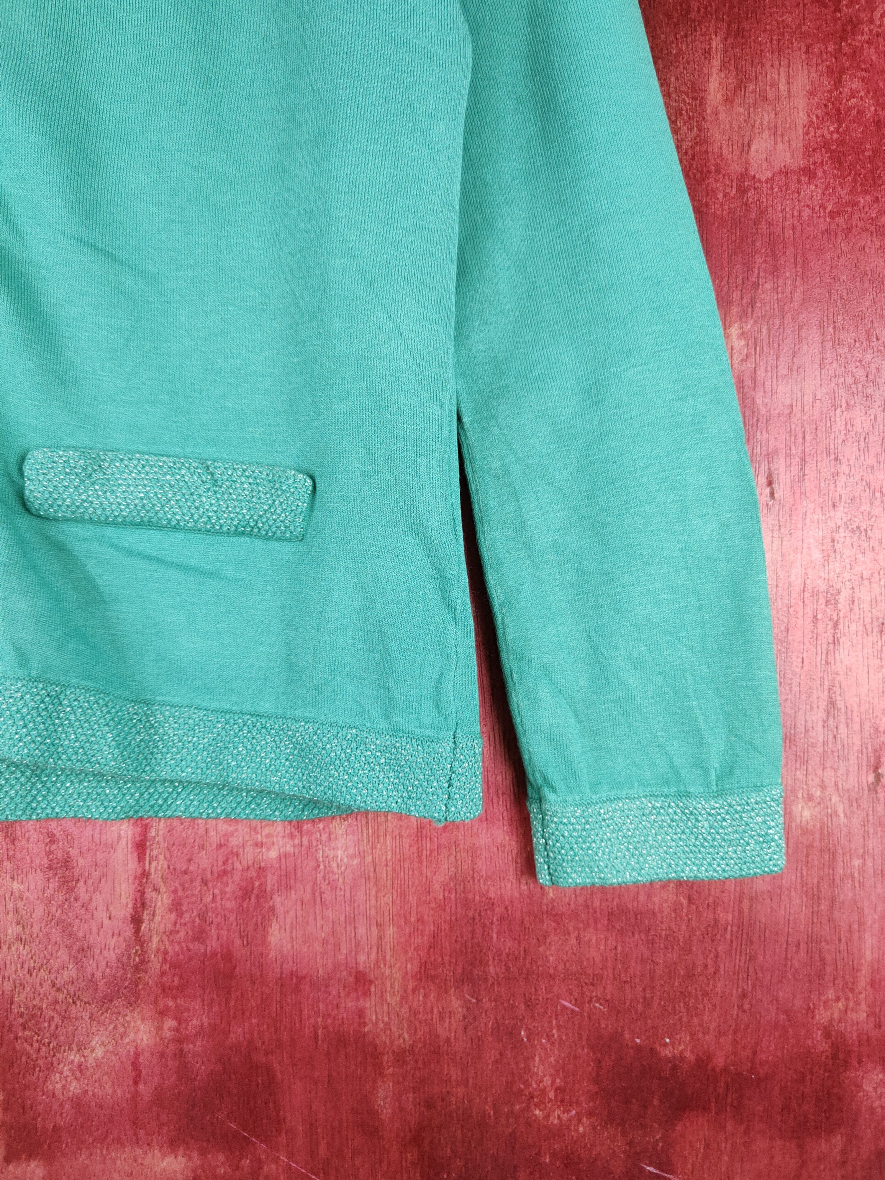 Homespun Knitwear × Japanese Brand Inéd Mint Green plain knitwear Cardigan #S913 Size S / US 4 / IT 40 - 7 Thumbnail