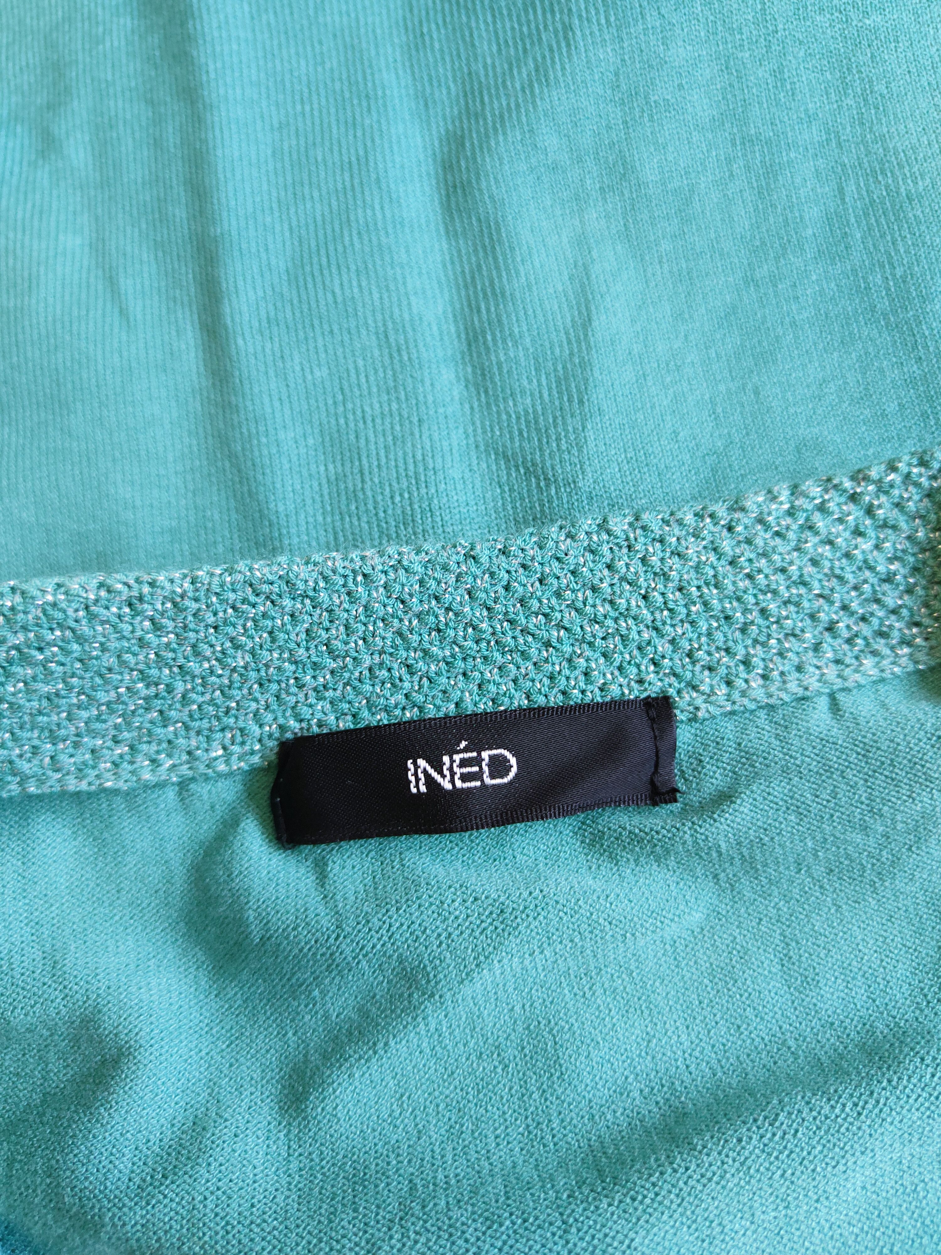 Homespun Knitwear × Japanese Brand Inéd Mint Green plain knitwear Cardigan #S913 Size S / US 4 / IT 40 - 12 Thumbnail