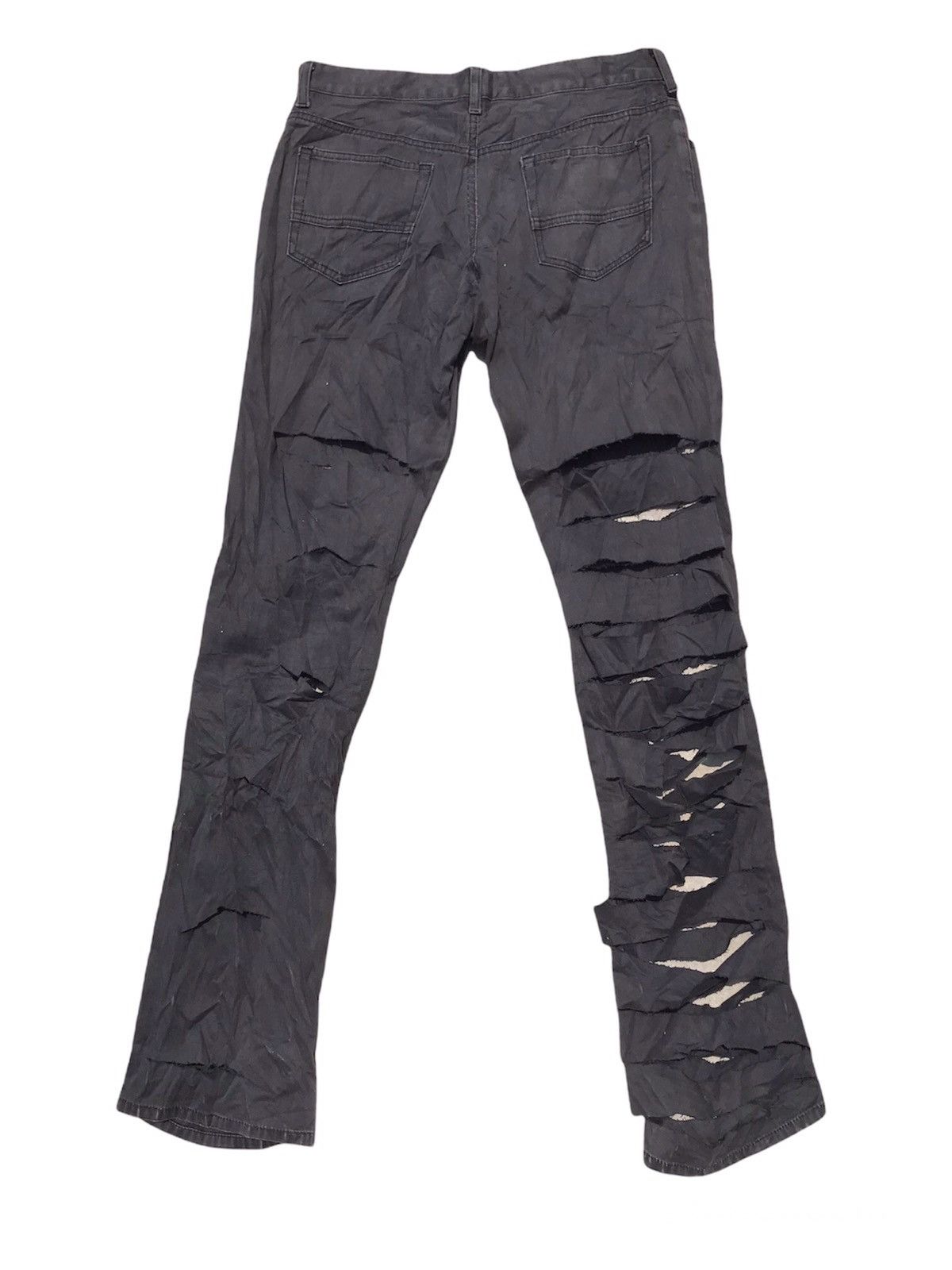 Michel Klein General Works MK Homme Custom Distressed Punk Style Pants Size US 32 / EU 48 - 2 Thumbnail