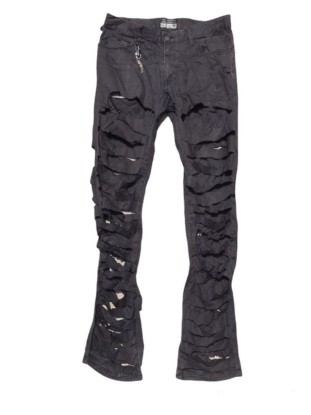 Michel Klein General Works MK Homme Custom Distressed Punk Style Pants Size US 32 / EU 48 - 1 Thumbnail