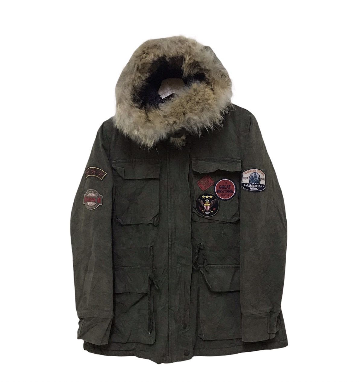 Japanese Brand × Vintage Vintage Military Parkas Hoodie Utility Jacket Military Wear Size US M / EU 48-50 / 2 - 1 Thumbnail