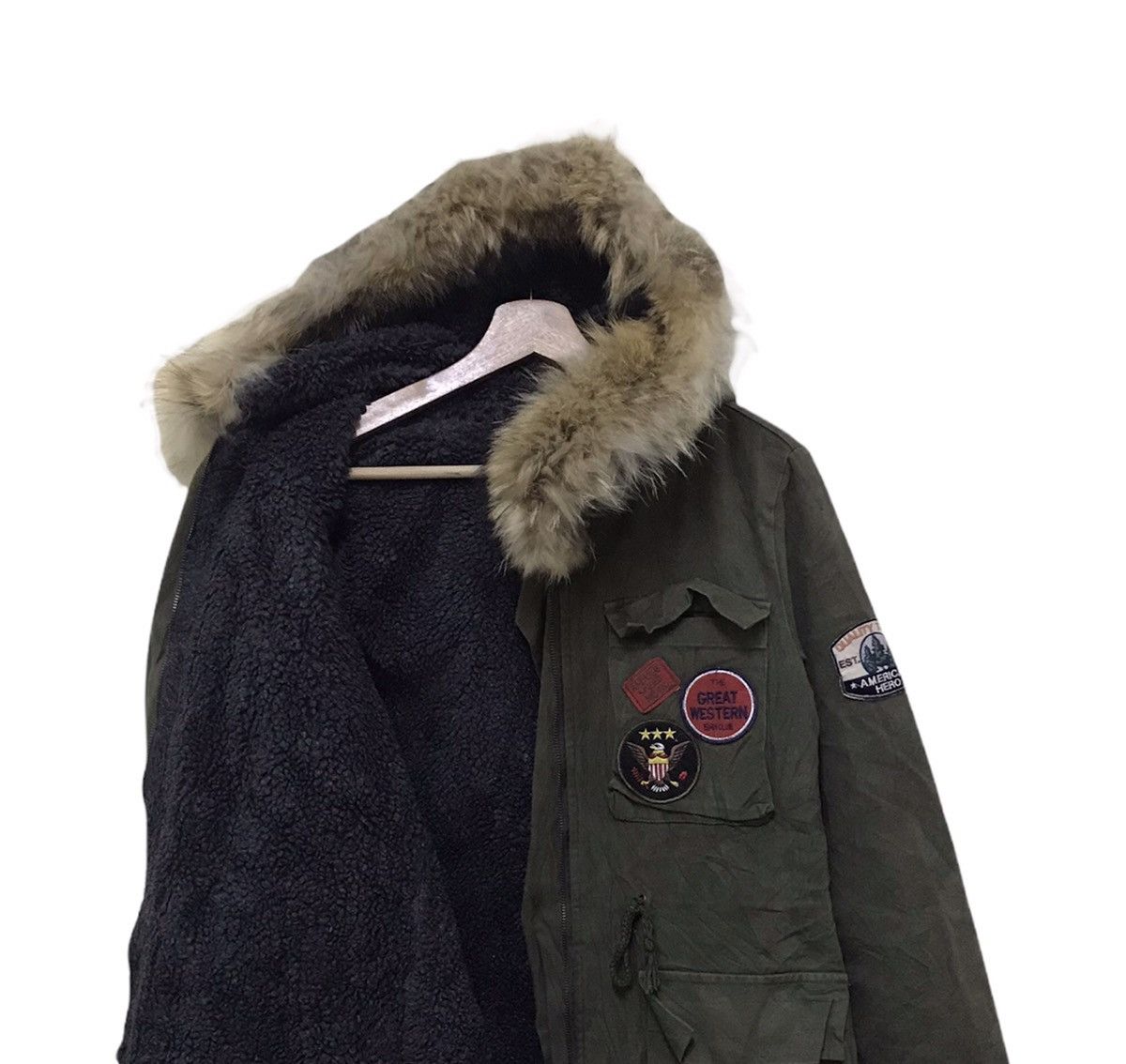 Japanese Brand × Vintage Vintage Military Parkas Hoodie Utility Jacket Military Wear Size US M / EU 48-50 / 2 - 3 Thumbnail