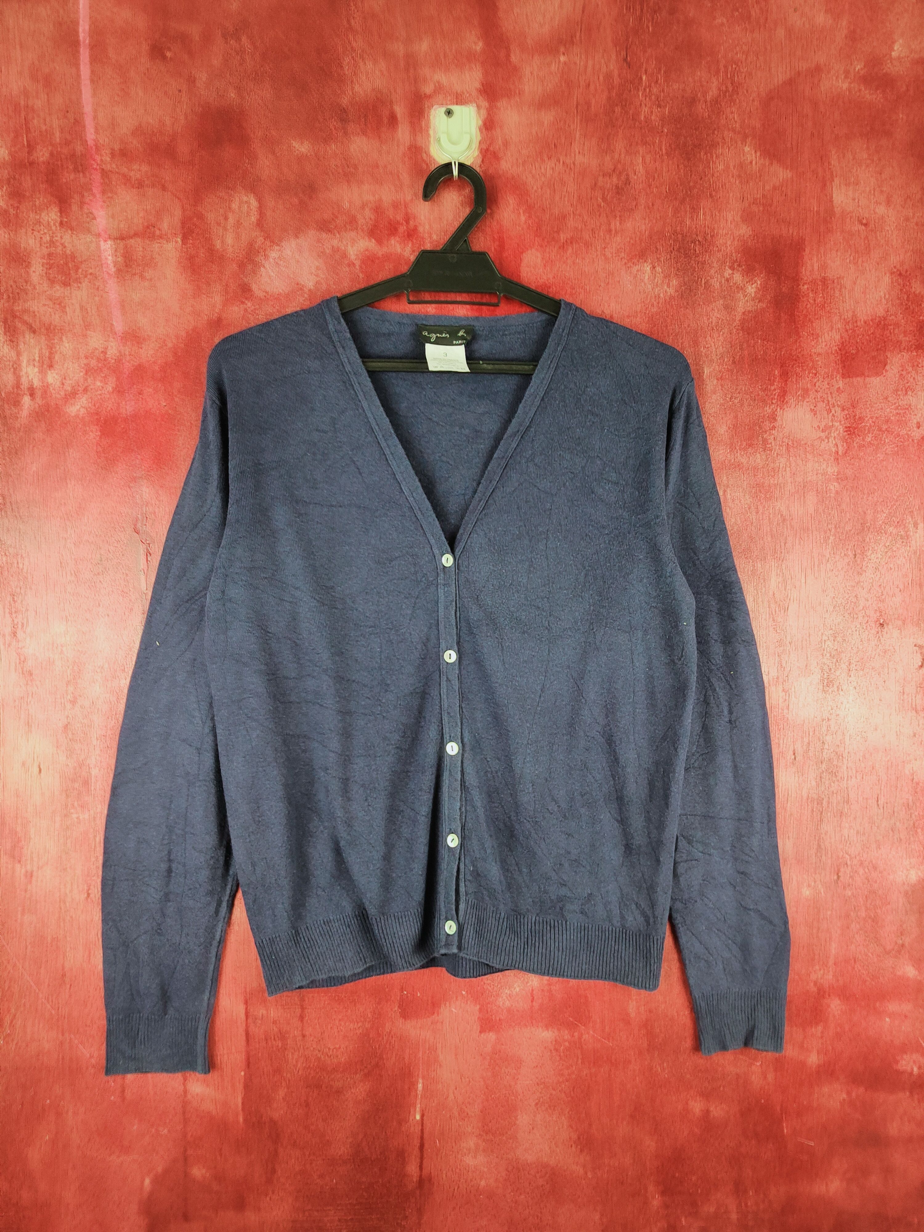 Size L V.A agns b Agnes B. Cardigan NAVY