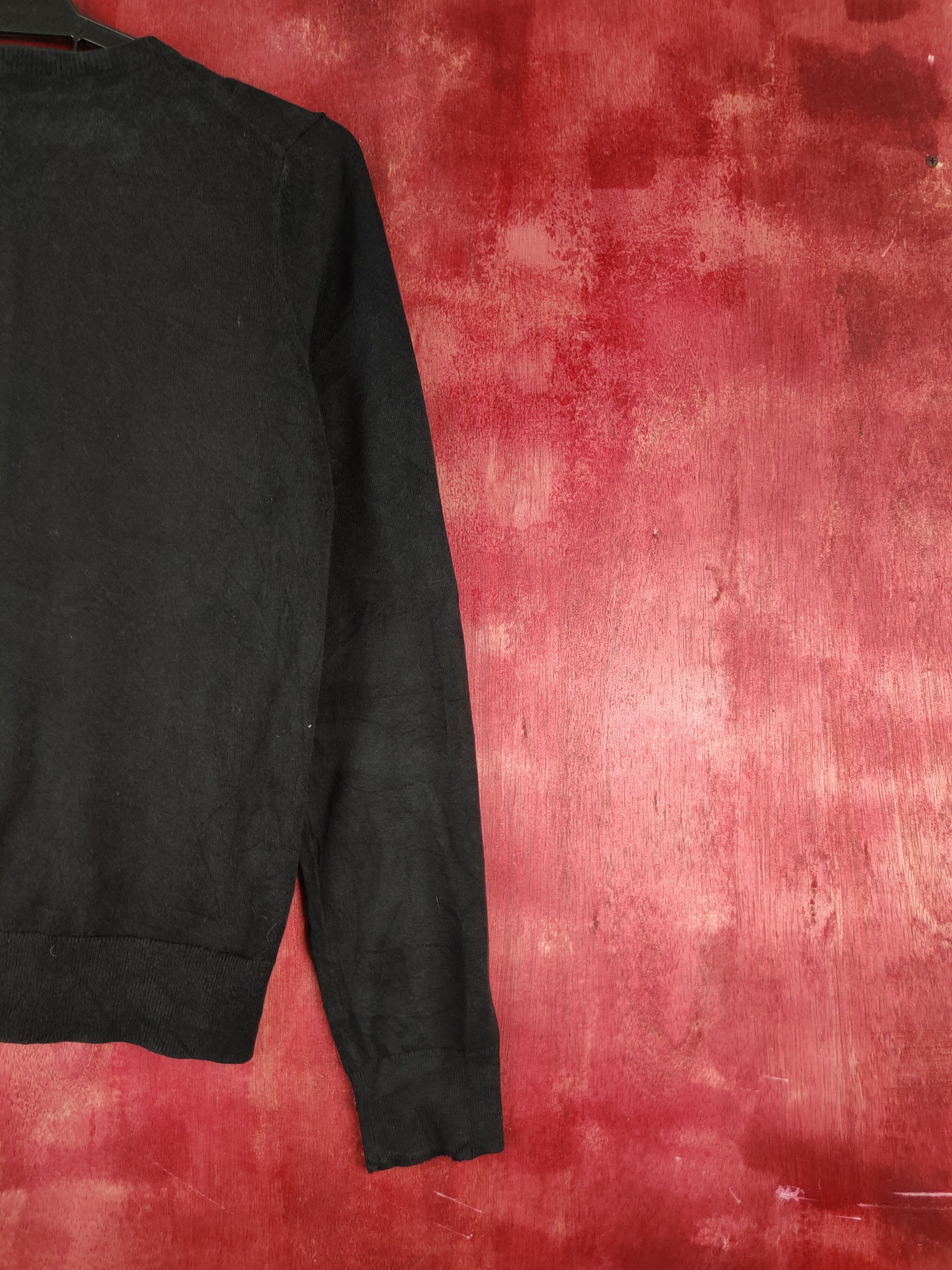 Japanese Brand Uniqlo distressed vintage plain Black Cardigan #S932 Size M / US 6-8 / IT 42-44 - 10 Thumbnail