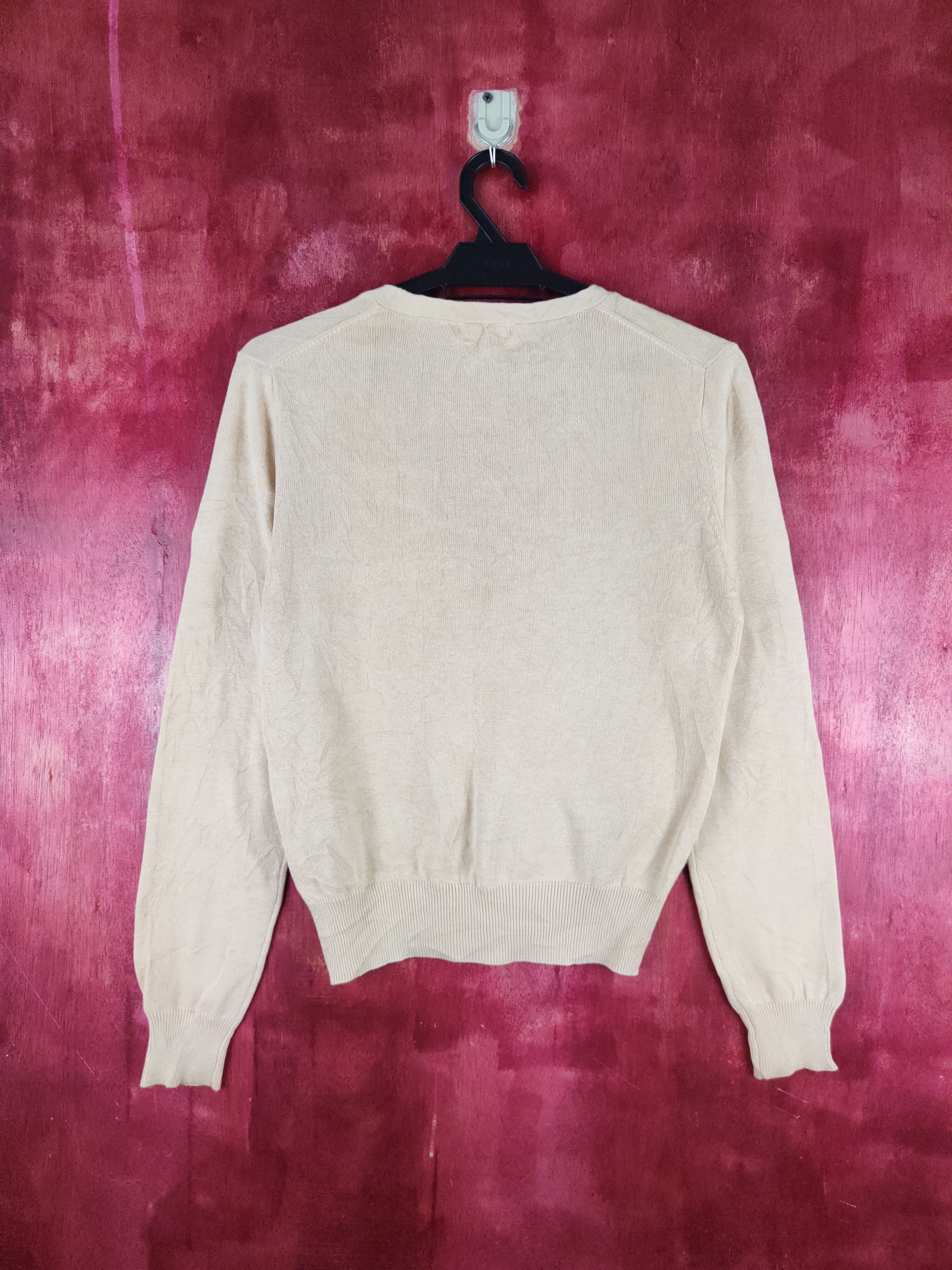 Japanese Brand Ropé Picnic Beige plain crop top knitwear Cardigan #S899 Size S / US 4 / IT 40 - 7 Thumbnail