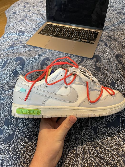 Nike Dunk off white lot 23 Grailed