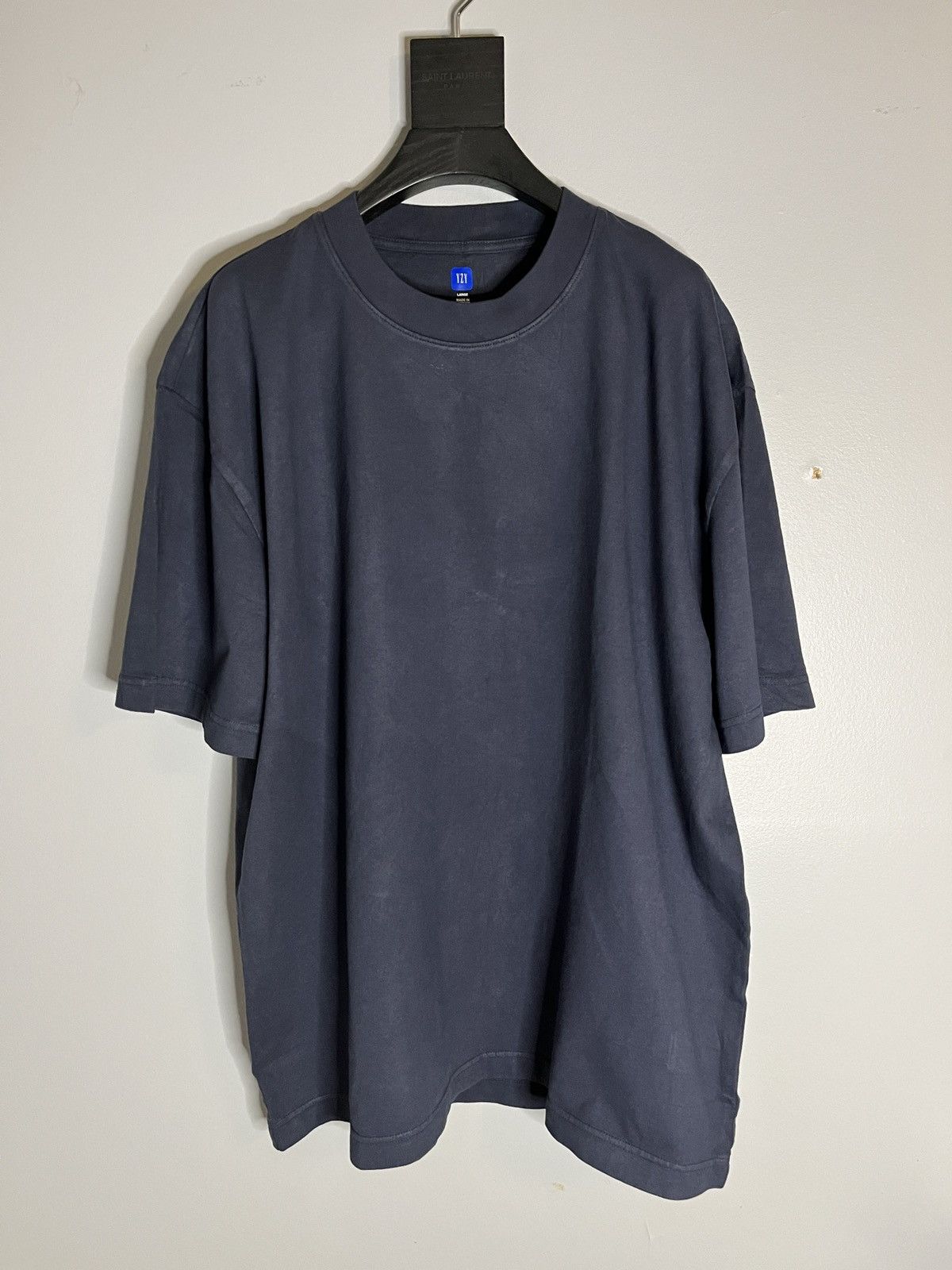 Gap Yeezy Gap T Shirt Tee Short Sleeve Navy UNRELEASED | Grailed