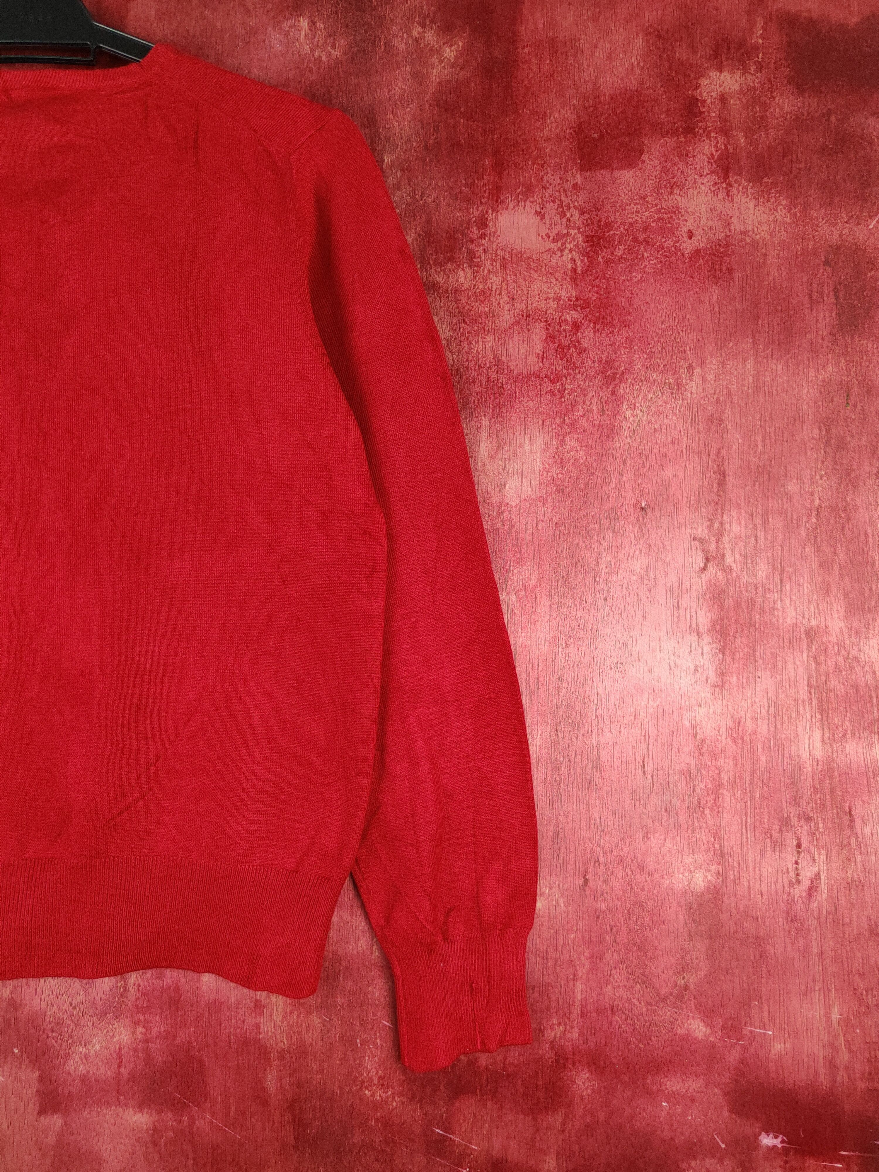 Japanese Brand Japanese Brand Red knitwear plain Cardigan #S897 Size M / US 6-8 / IT 42-44 - 9 Thumbnail