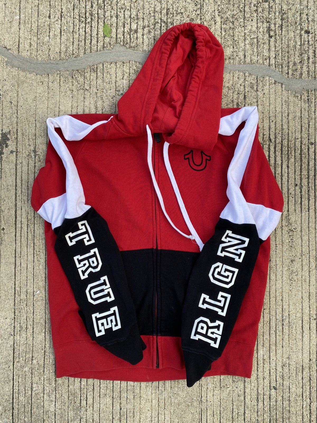 True Religion Vintage True Religion Zip Up hoodie Y2K Size US L / EU 52-54 / 3 - 14 Thumbnail