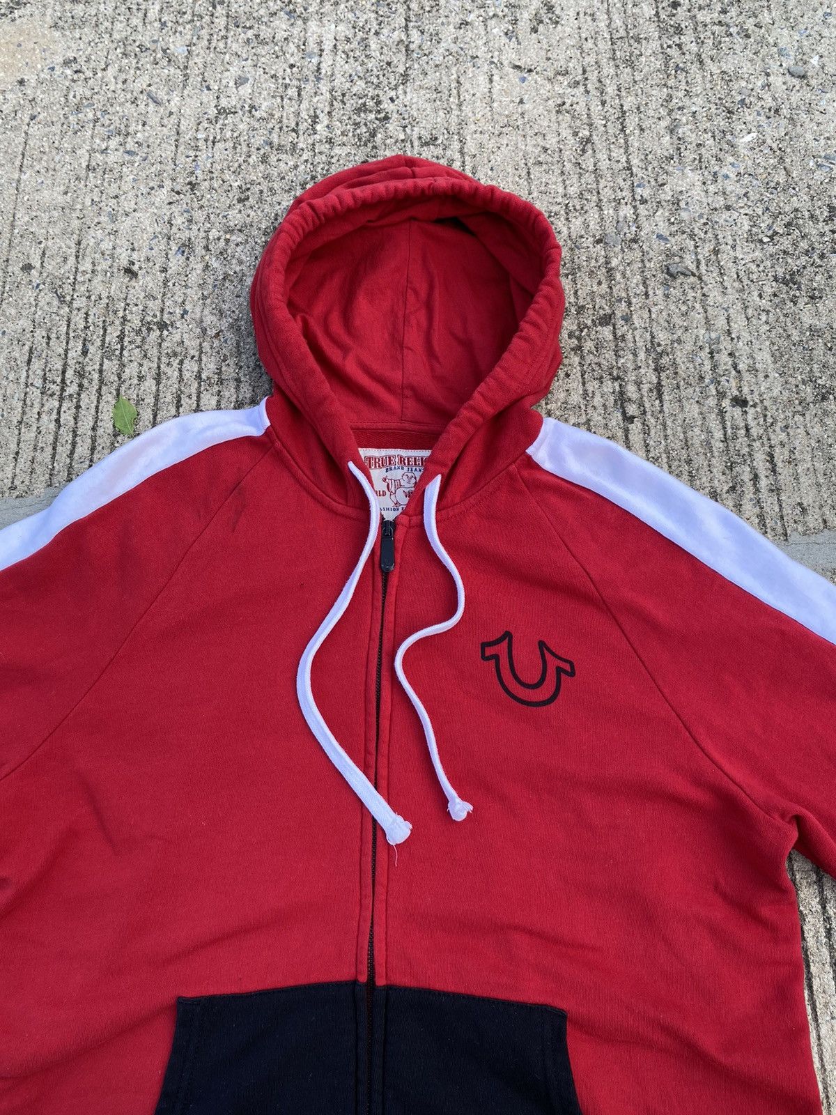 True Religion Vintage True Religion Zip Up hoodie Y2K Size US L / EU 52-54 / 3 - 7 Thumbnail