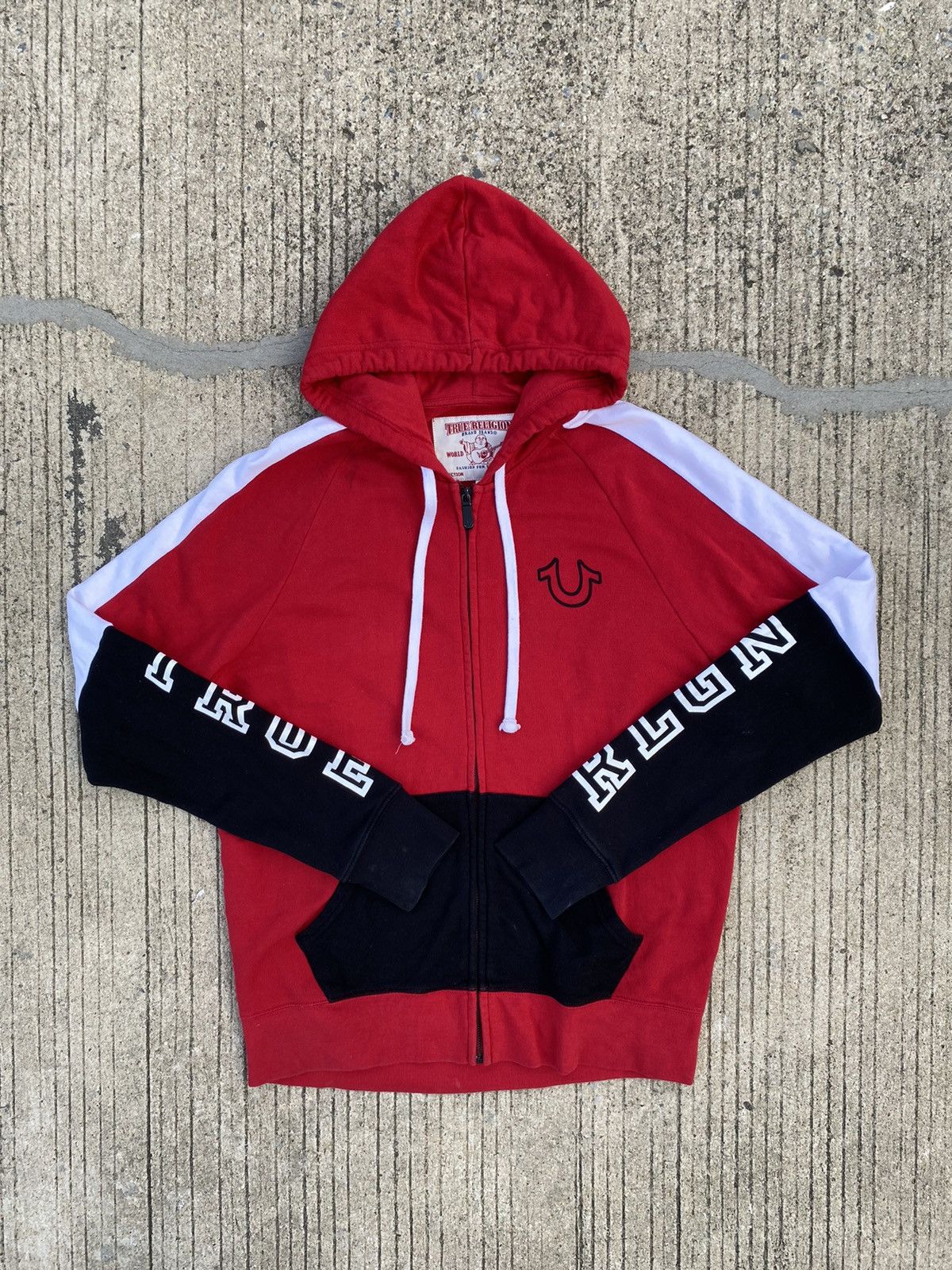 True Religion Vintage True Religion Zip Up hoodie Y2K Size US L / EU 52-54 / 3 - 1 Thumbnail