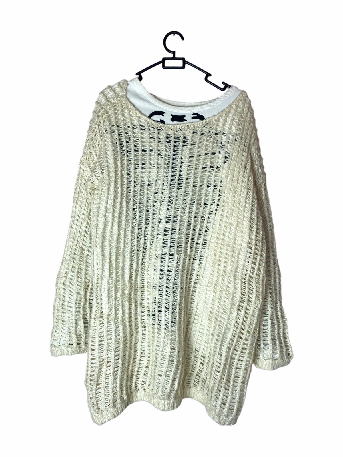 Japanese Brand 2000s Sugar Spoon - Open Chunky Knitted Sweater Size US M / EU 48-50 / 2 - 1 Thumbnail