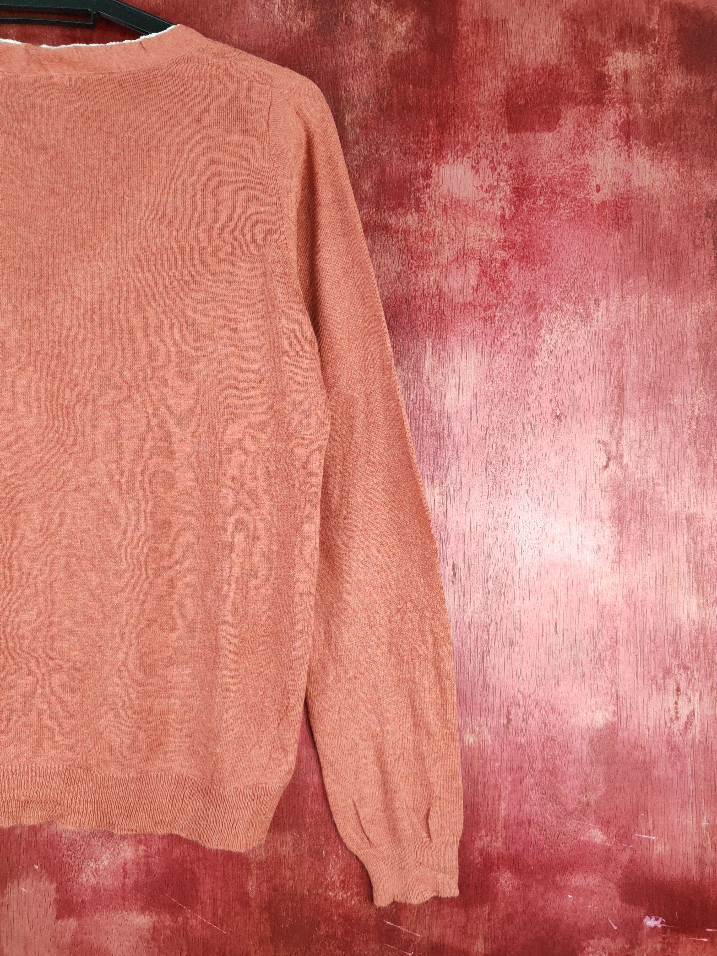 Japanese Brand Branch et Pot soft Red plain knitwear Cardigan #S889 Size M / US 6-8 / IT 42-44 - 9 Thumbnail