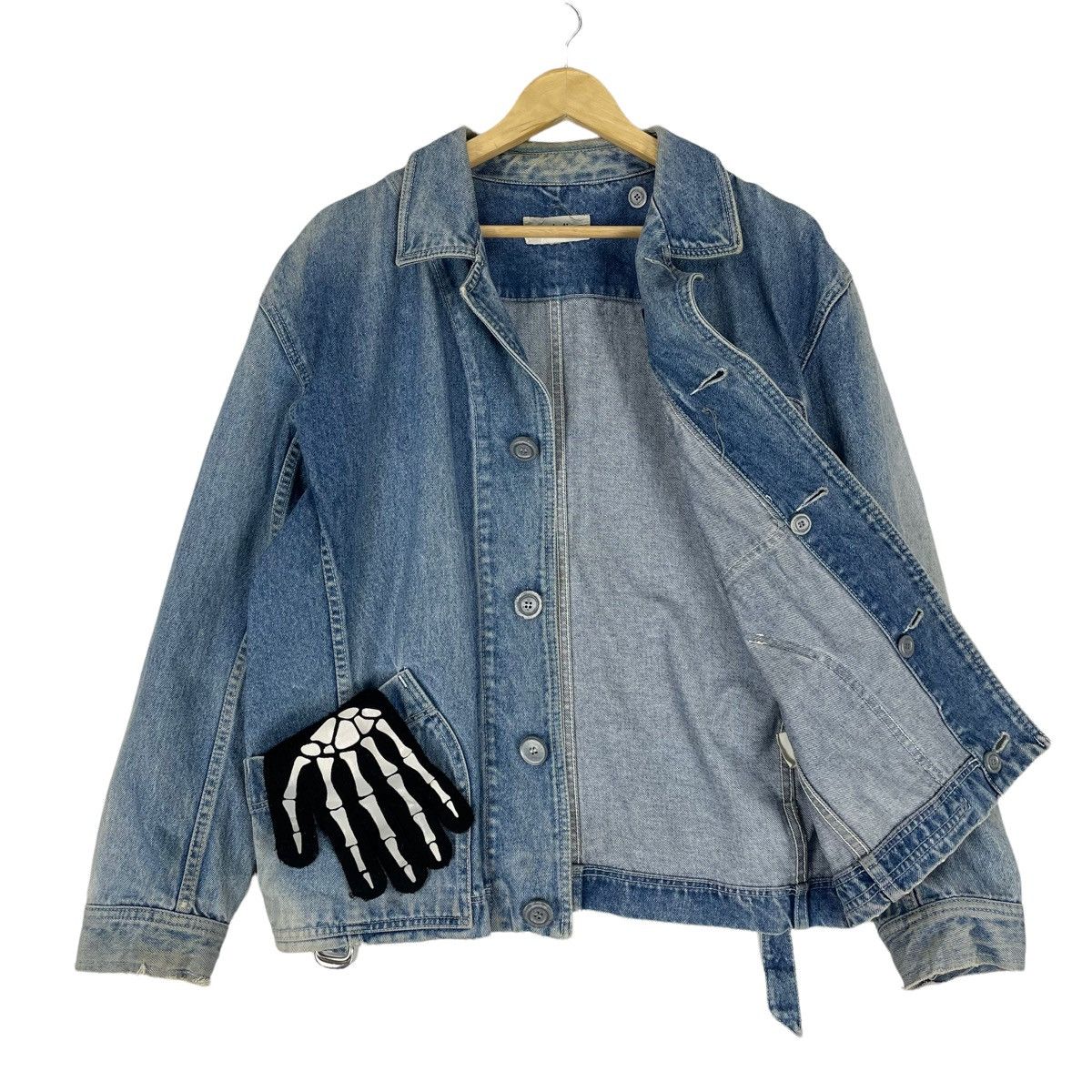 Issey Miyake 🔥PLANTATION ISSEY MIYAKE DENIM JEANS JACKET Size US L / EU 52-54 / 3 - 1 Thumbnail