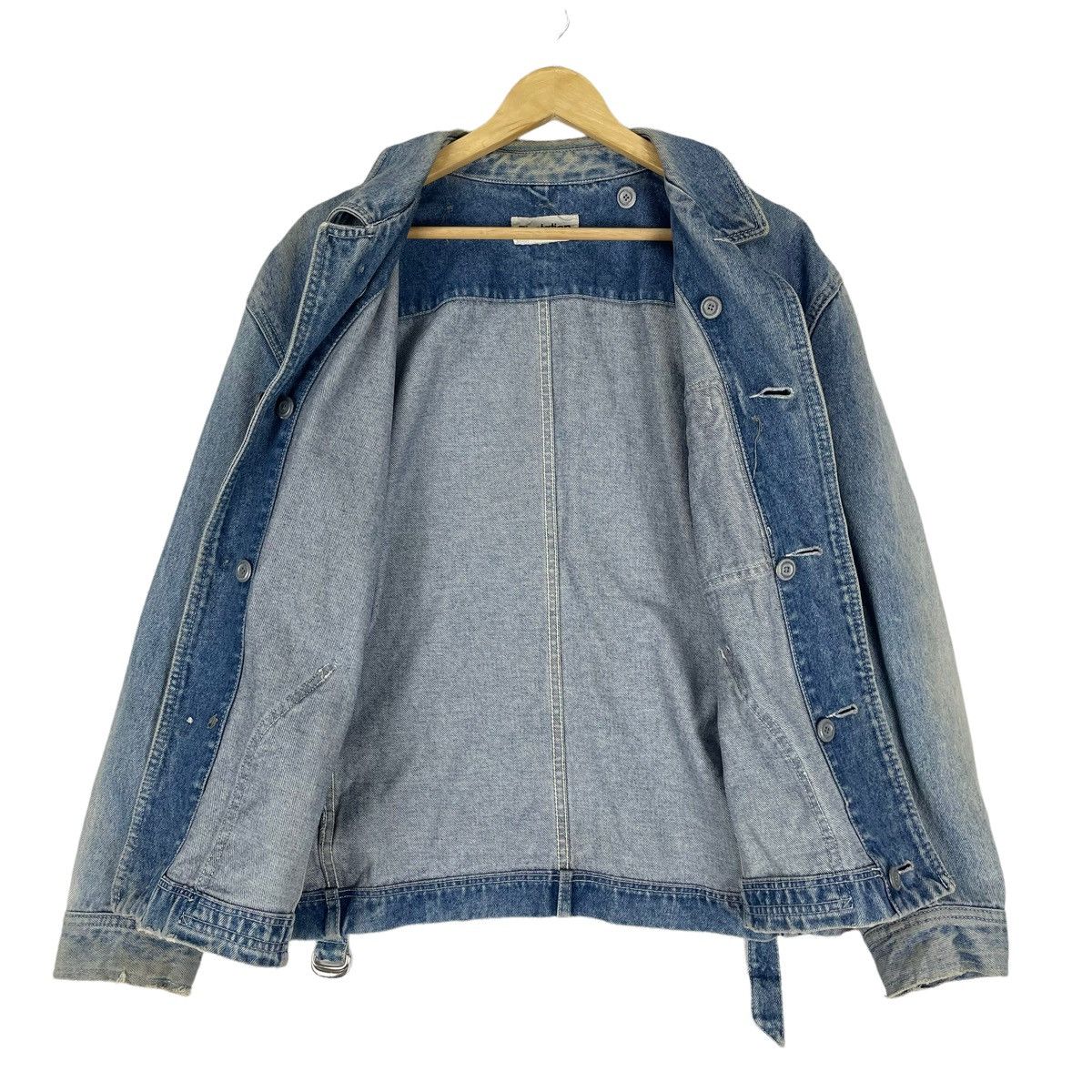 Issey Miyake 🔥PLANTATION ISSEY MIYAKE DENIM JEANS JACKET Size US L / EU 52-54 / 3 - 7 Thumbnail