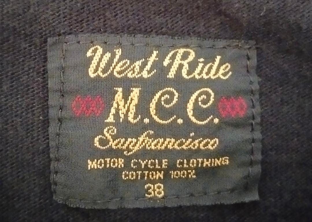 Other Vintage M.C.C West Ride San Francisco Motocycle. Size US M / EU 48-50 / 2 - 3 Thumbnail