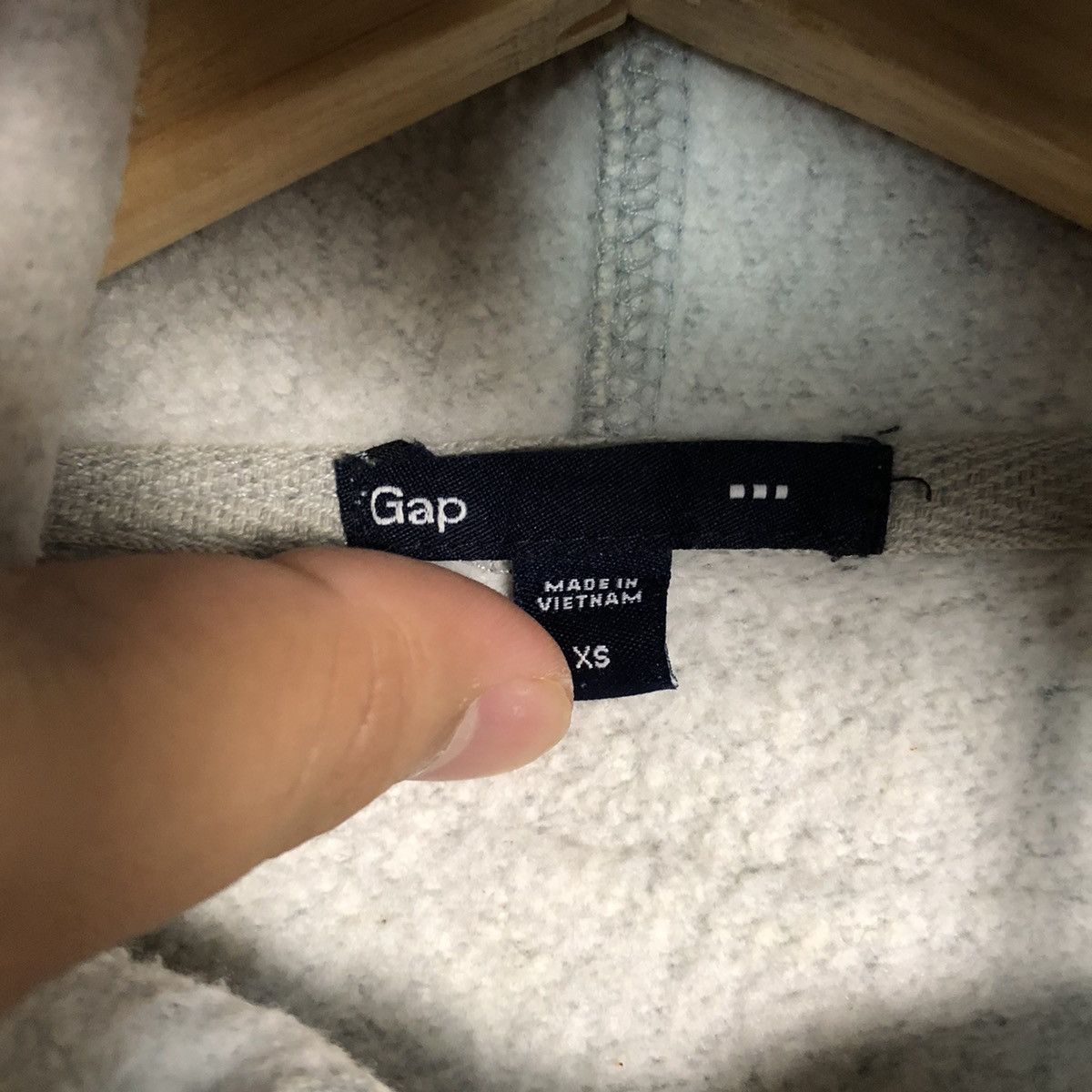 Gap × Vintage Gap vintage Grey Hoodie #073B Size US XS / EU 42 / 0 - 9 Thumbnail