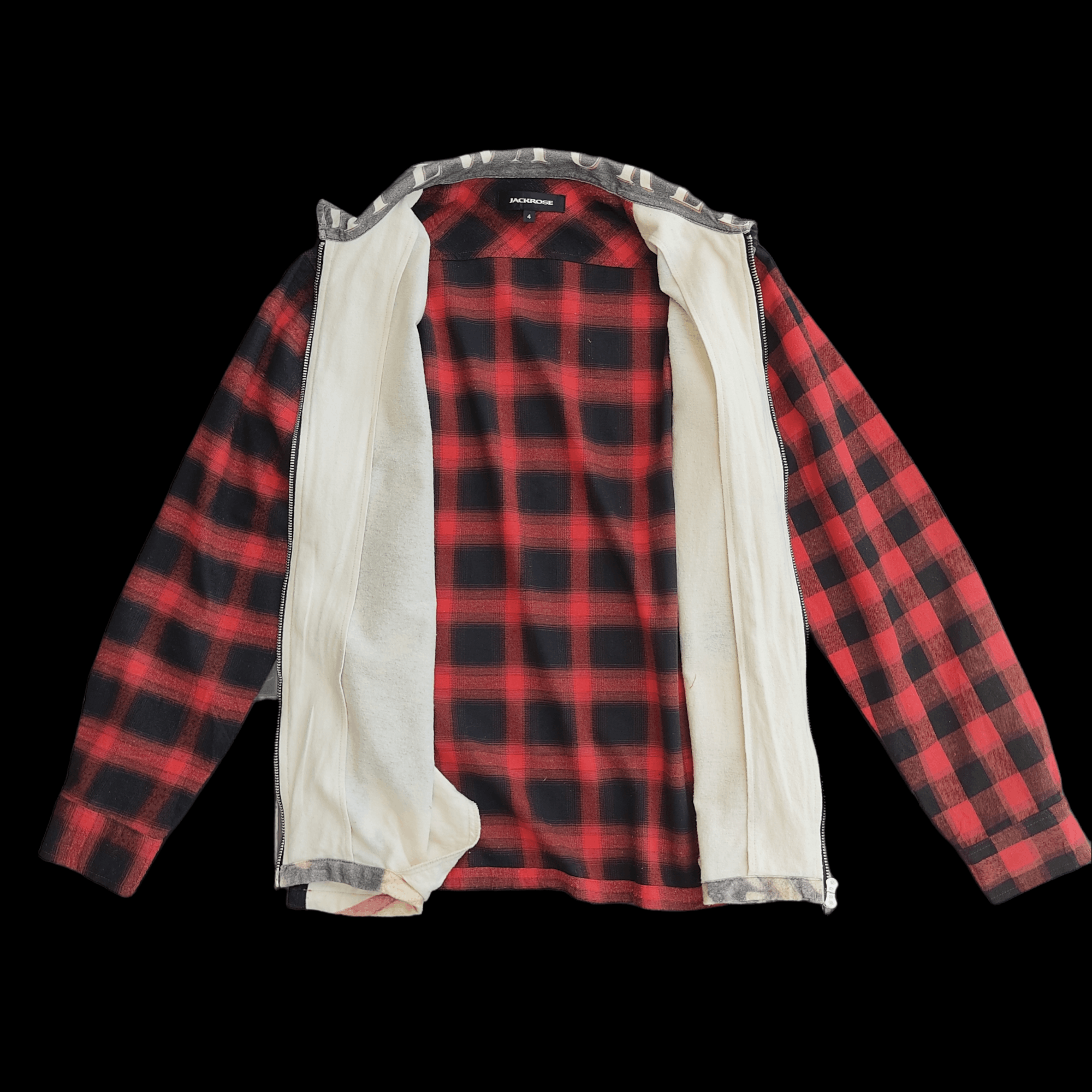 JACKROSE Jackrose Milwaukee American Eagle Plaid Zipper Jackets Size US L / EU 52-54 / 3 - 4 Thumbnail