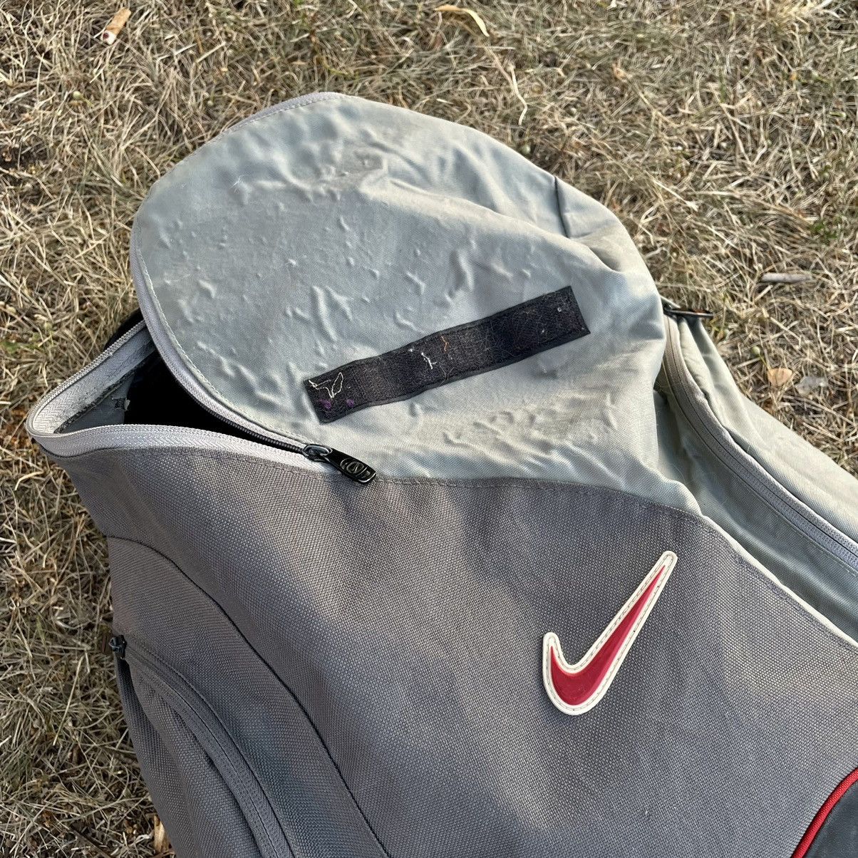 Vintage Vintage 90s Nike Nylon Backpack Bag Streetwear Grey Skate OS Size ONE SIZE - 8 Thumbnail