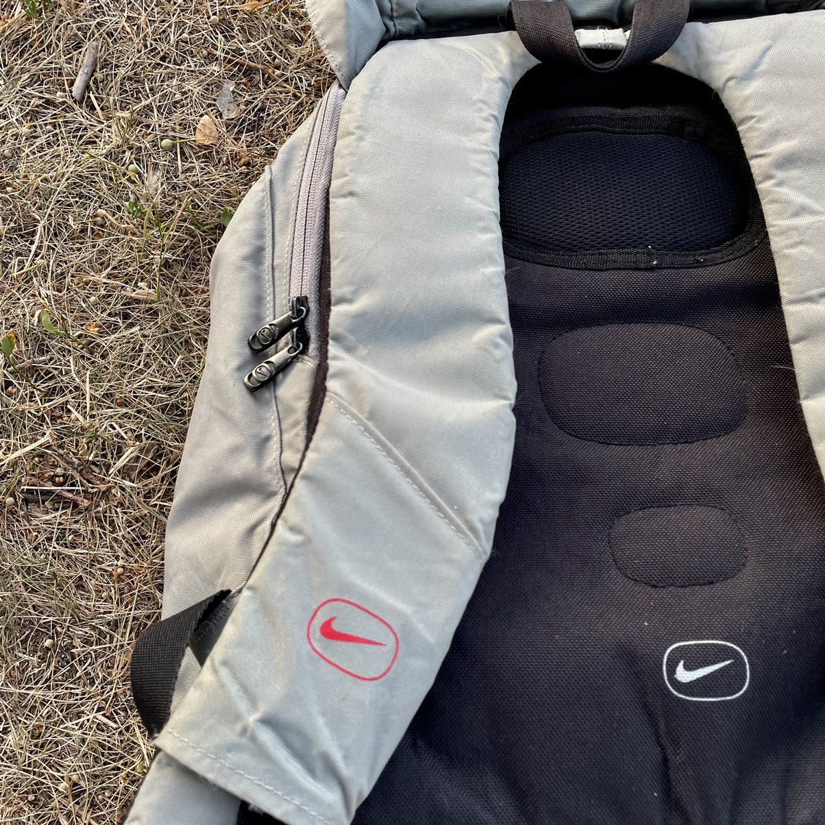 Vintage Vintage 90s Nike Nylon Backpack Bag Streetwear Grey Skate OS Size ONE SIZE - 12 Thumbnail