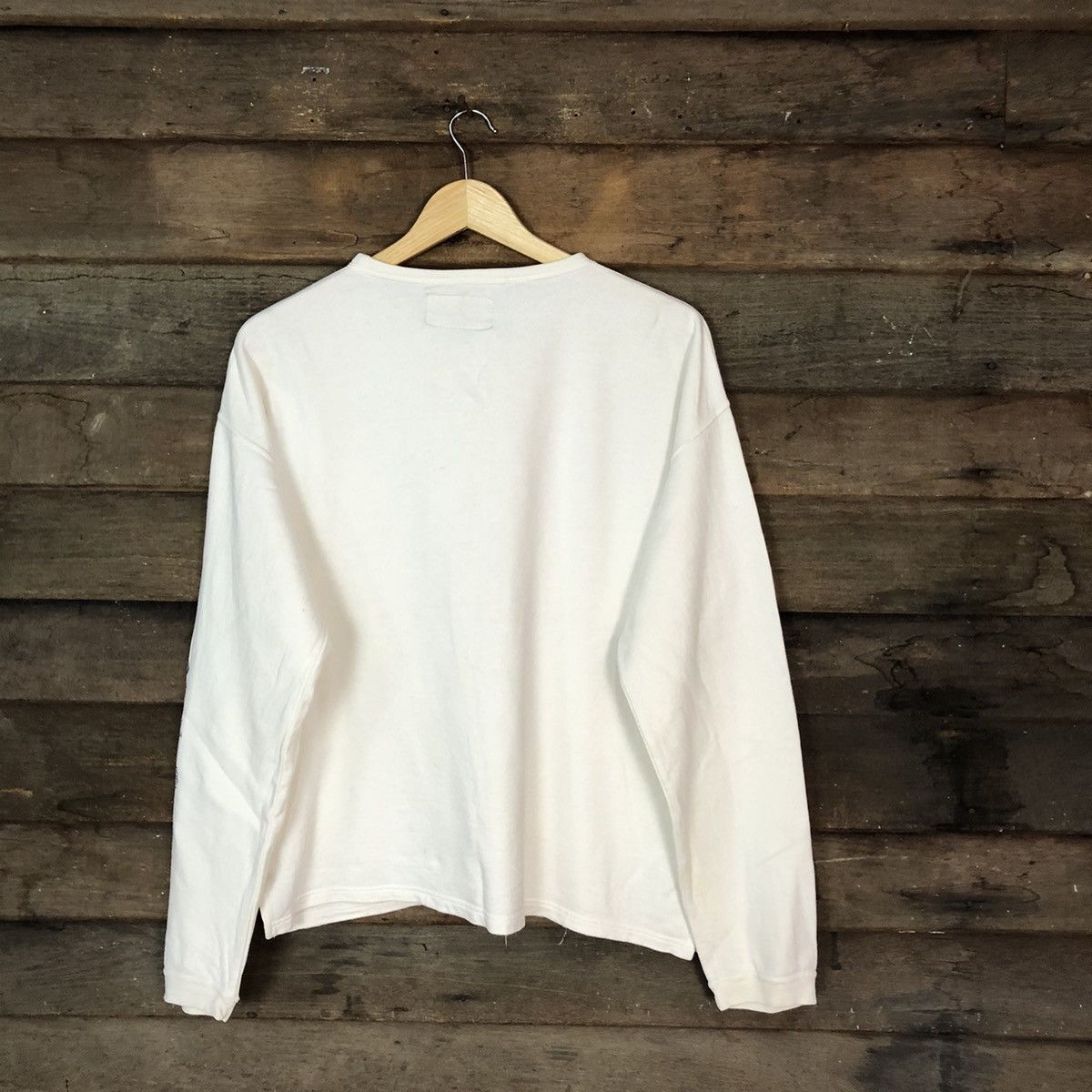 Japanese Brand Japanese Ancient dragon sleeve White Sweatshirt #082B Size US M / EU 48-50 / 2 - 11 Thumbnail