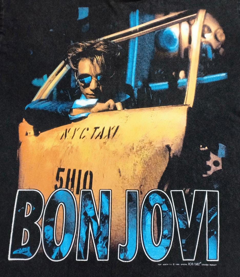Vintage 1996 Bon Jovi Band Tees Bootleg
