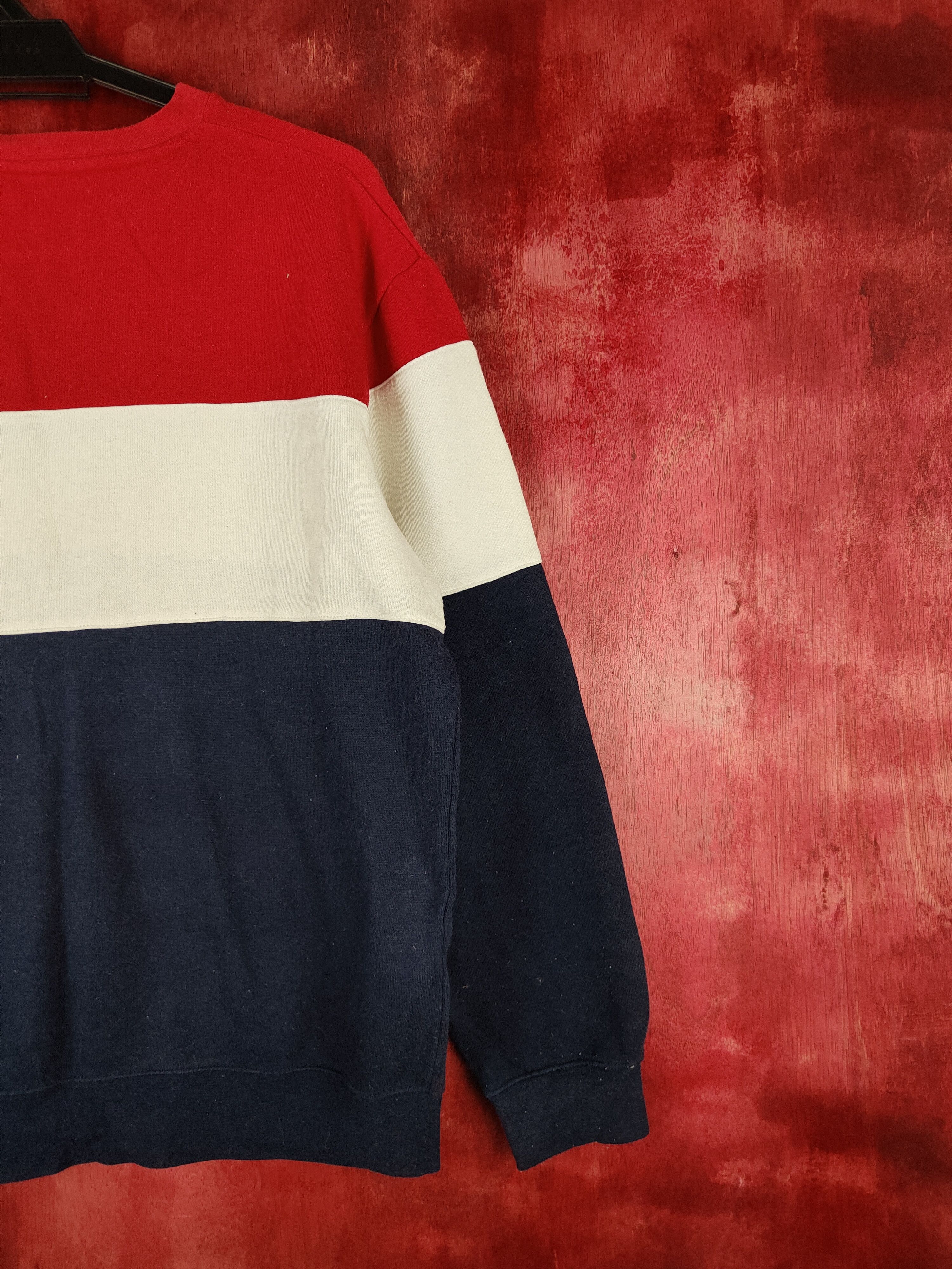 Fila Fila Red/Blue vintage Sweatshirt #5481 Size US L / EU 52-54 / 3 - 10 Thumbnail