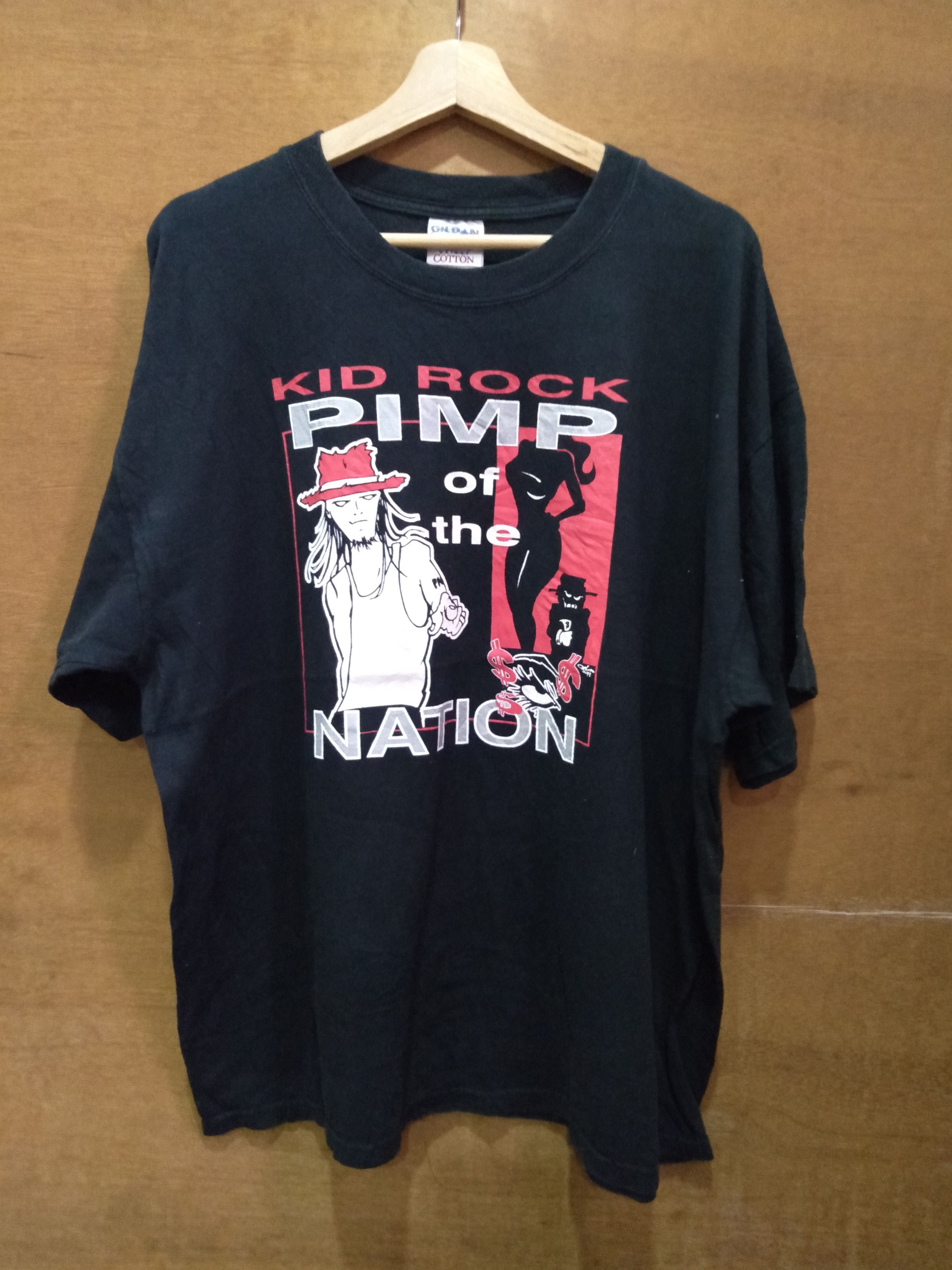 image of Band Tees x Gildan Kid Rock Vd3 in Black (Size 2XL)