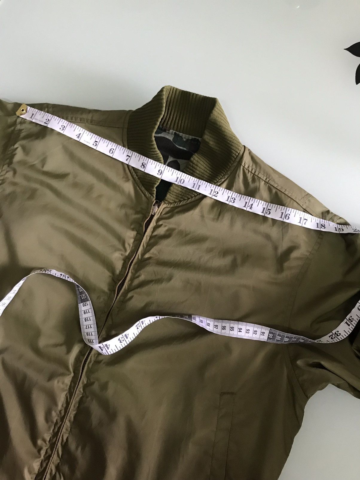 Vintage Vintage Unknown Army Reversible Bomber Jackets Size US L / EU 52-54 / 3 - 22 Thumbnail