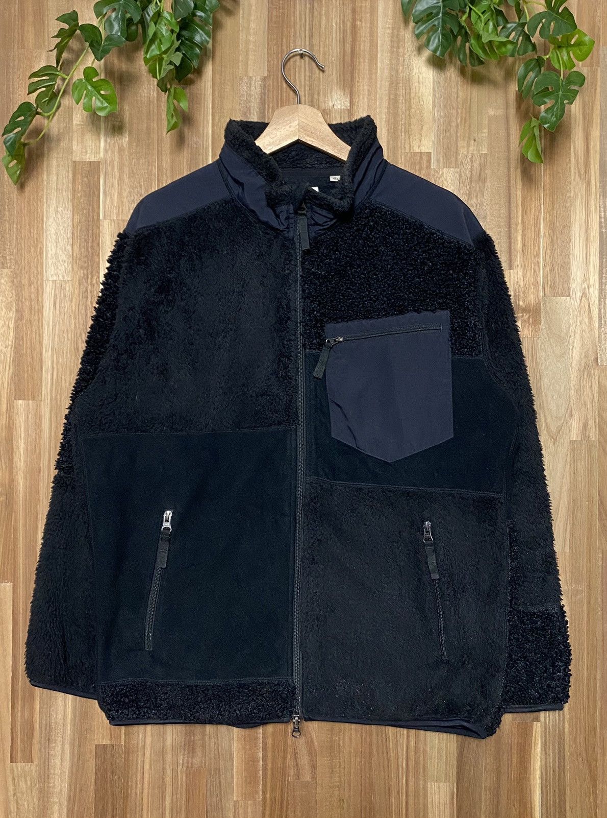 Engineered Garments × Japanese Brand FW19 Engineered Garments Deep Fleece Jacket Military Style Size US L / EU 52-54 / 3 - 1 Thumbnail