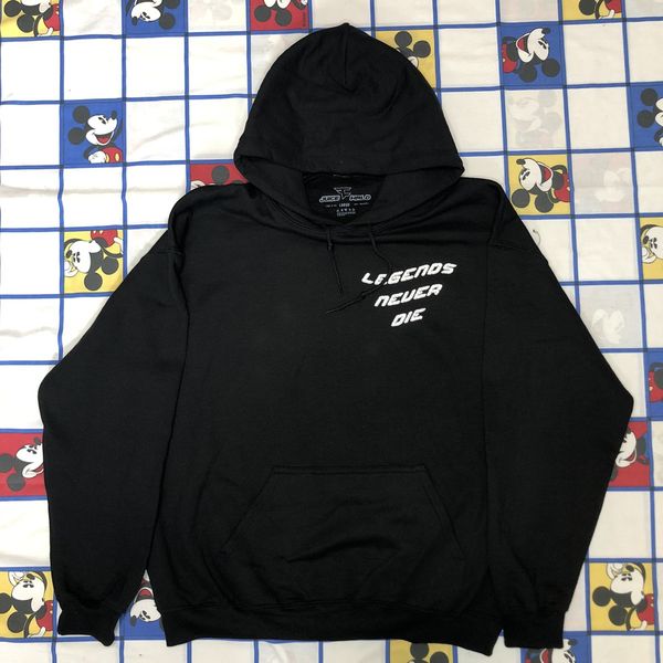 Juice Wrld 999 Club Legends Never Die Album Hoodie Black / L