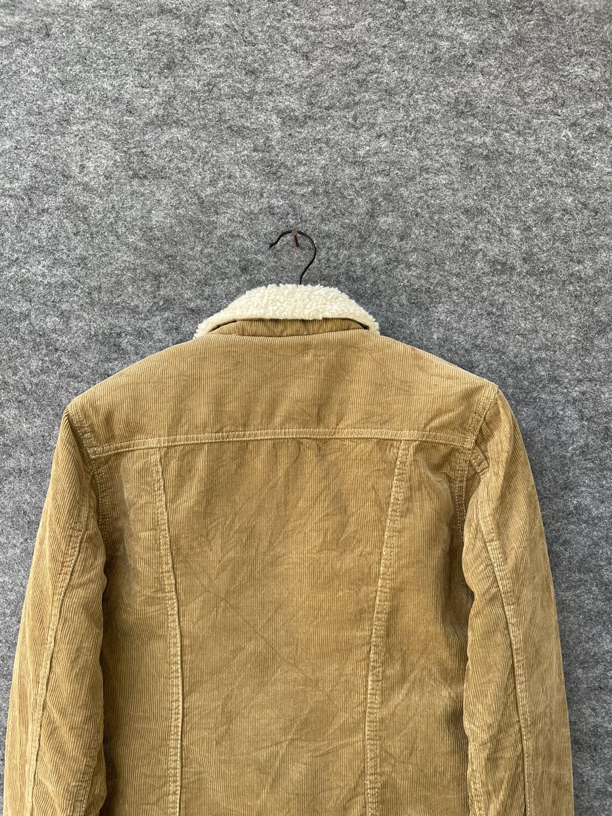 Japanese Brand × Wrangler WRANGLER x CHOCO RAFFINE SHEARLING CORDUROY JACKET Size US S / EU 44-46 / 1 - 4 Thumbnail