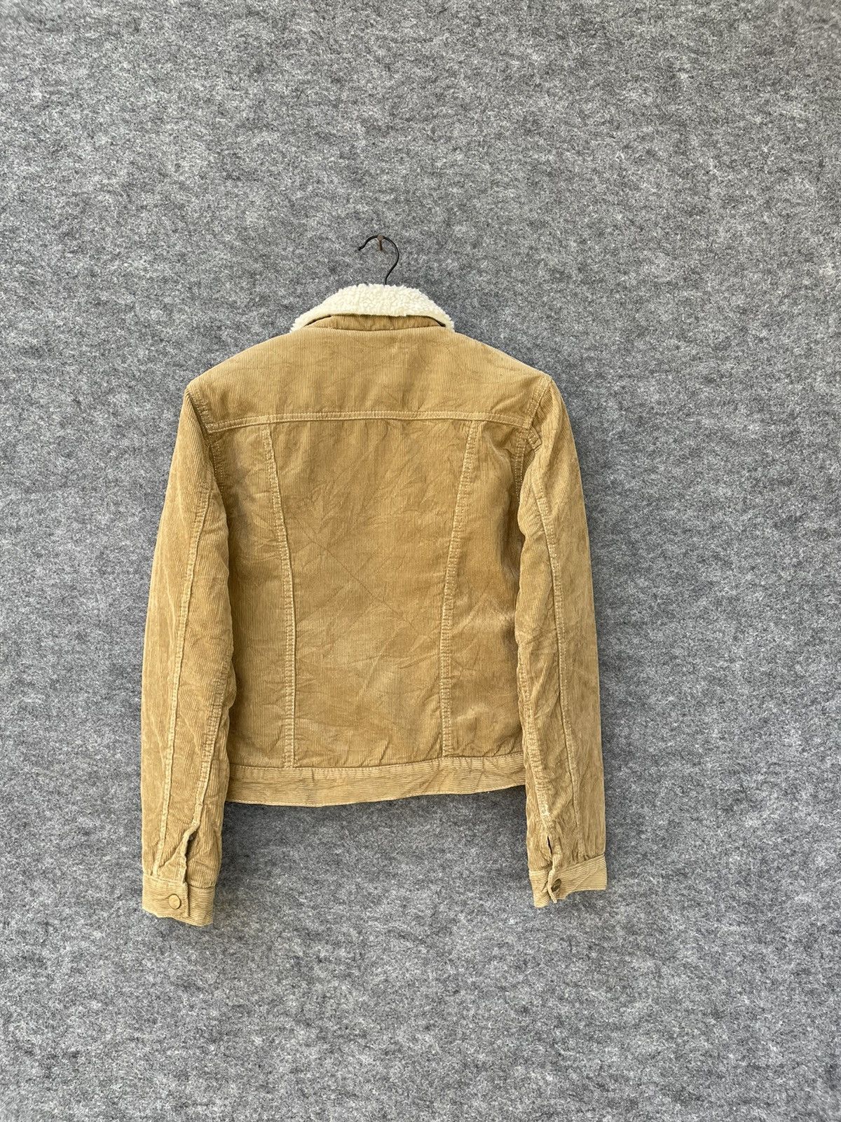 Japanese Brand × Wrangler WRANGLER x CHOCO RAFFINE SHEARLING CORDUROY JACKET Size US S / EU 44-46 / 1 - 3 Thumbnail