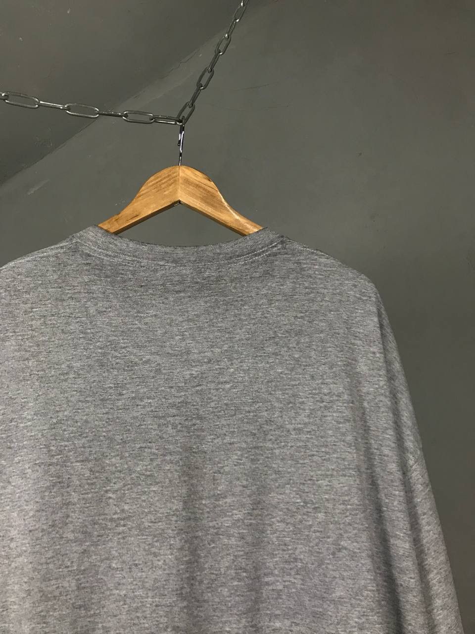 Nike × Vintage Nike swoosh streetwear vintage gray tee Size US XXL / EU 58 / 5 - 6 Thumbnail