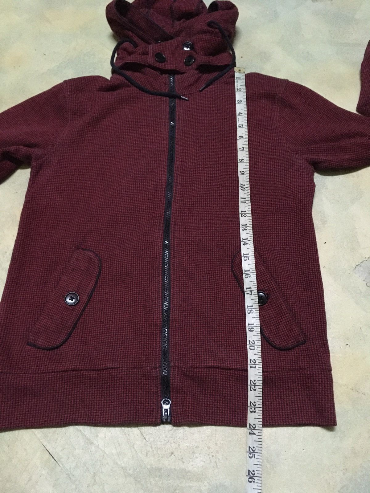 Japanese Brand × Michel Klein Michel Klein Homme Paris Red Hoody Sweater Size US M / EU 48-50 / 2 - 10 Thumbnail
