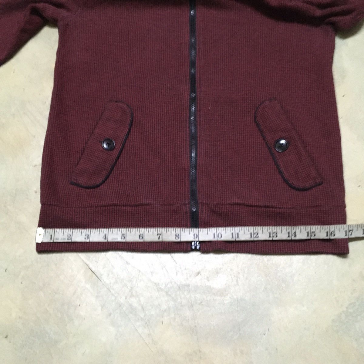 Japanese Brand × Michel Klein Michel Klein Homme Paris Red Hoody Sweater Size US M / EU 48-50 / 2 - 9 Thumbnail