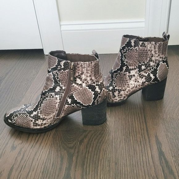 Blondo Noa Brown Snake Waterproof Ankle Boot Outdoor Travel Size US 9 / IT 39 - 8 Thumbnail