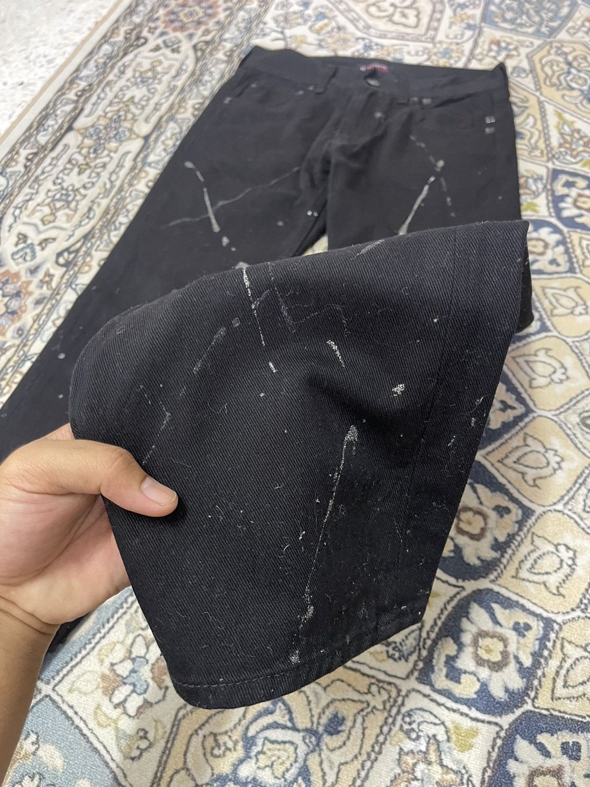 Japanese Brand Nice❗️Sorridere Spalsh Paint Bootcut Jeans Like Amiri Size 30" / US 8 / IT 44 - 9 Thumbnail